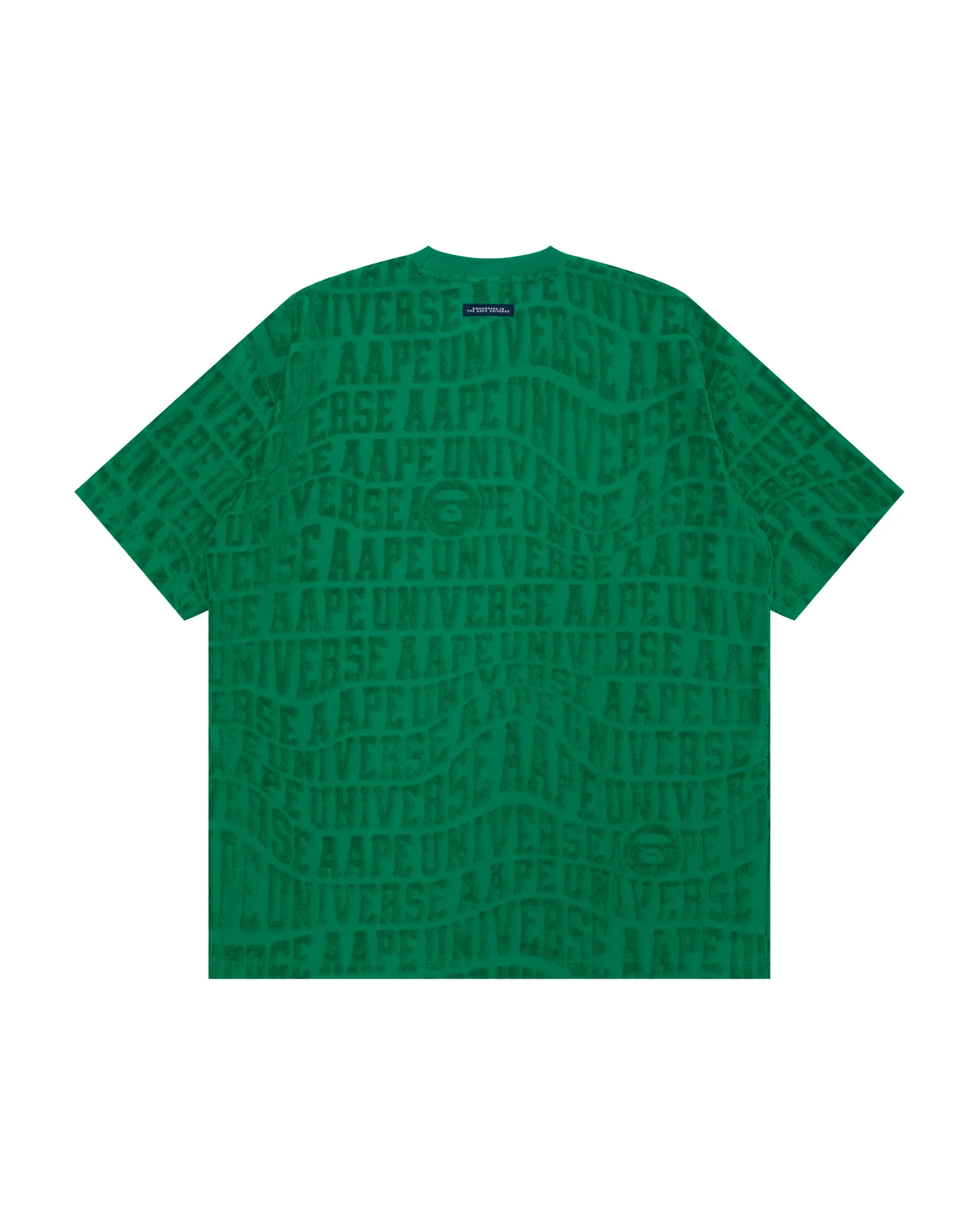 Moonface patch jacquard terry tee - Image 2