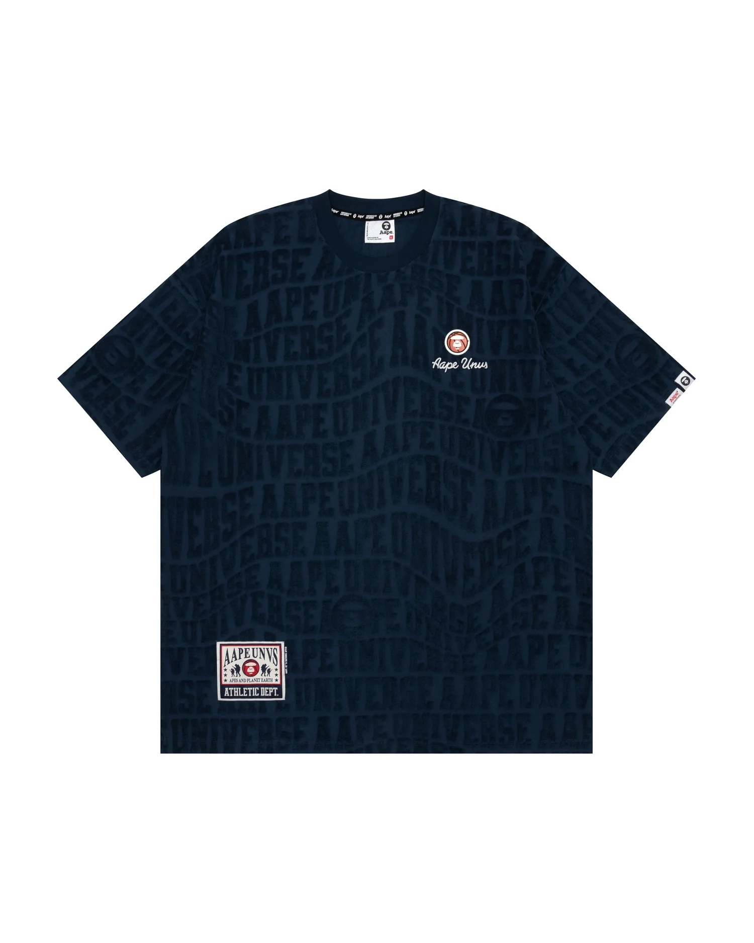 Moonface patch jacquard terry tee - Image 6