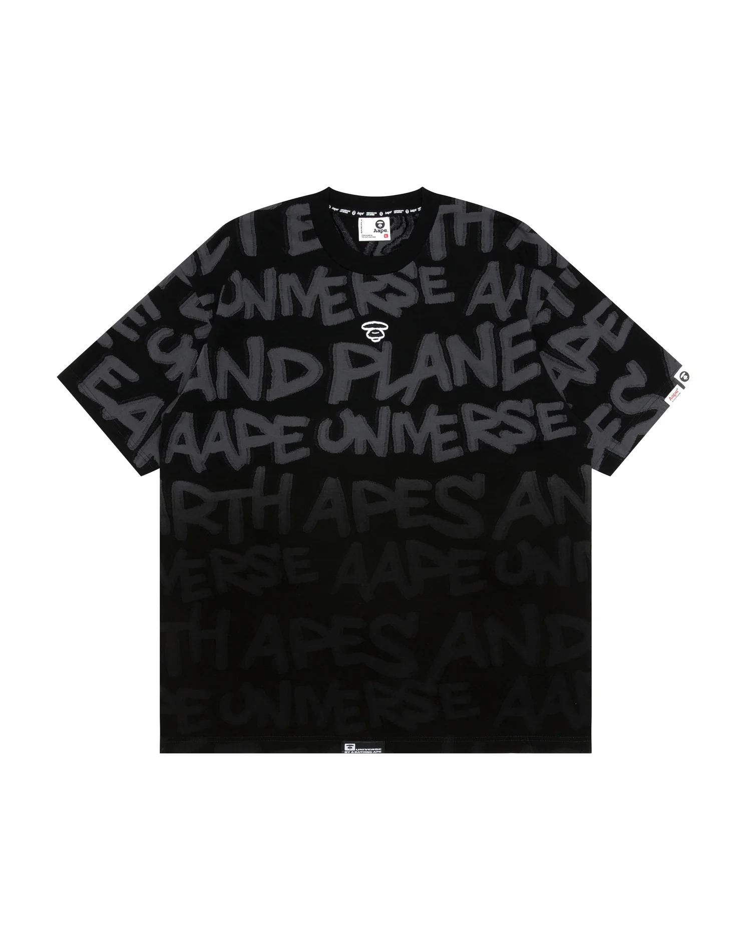 Moonface logo-patterned tee
