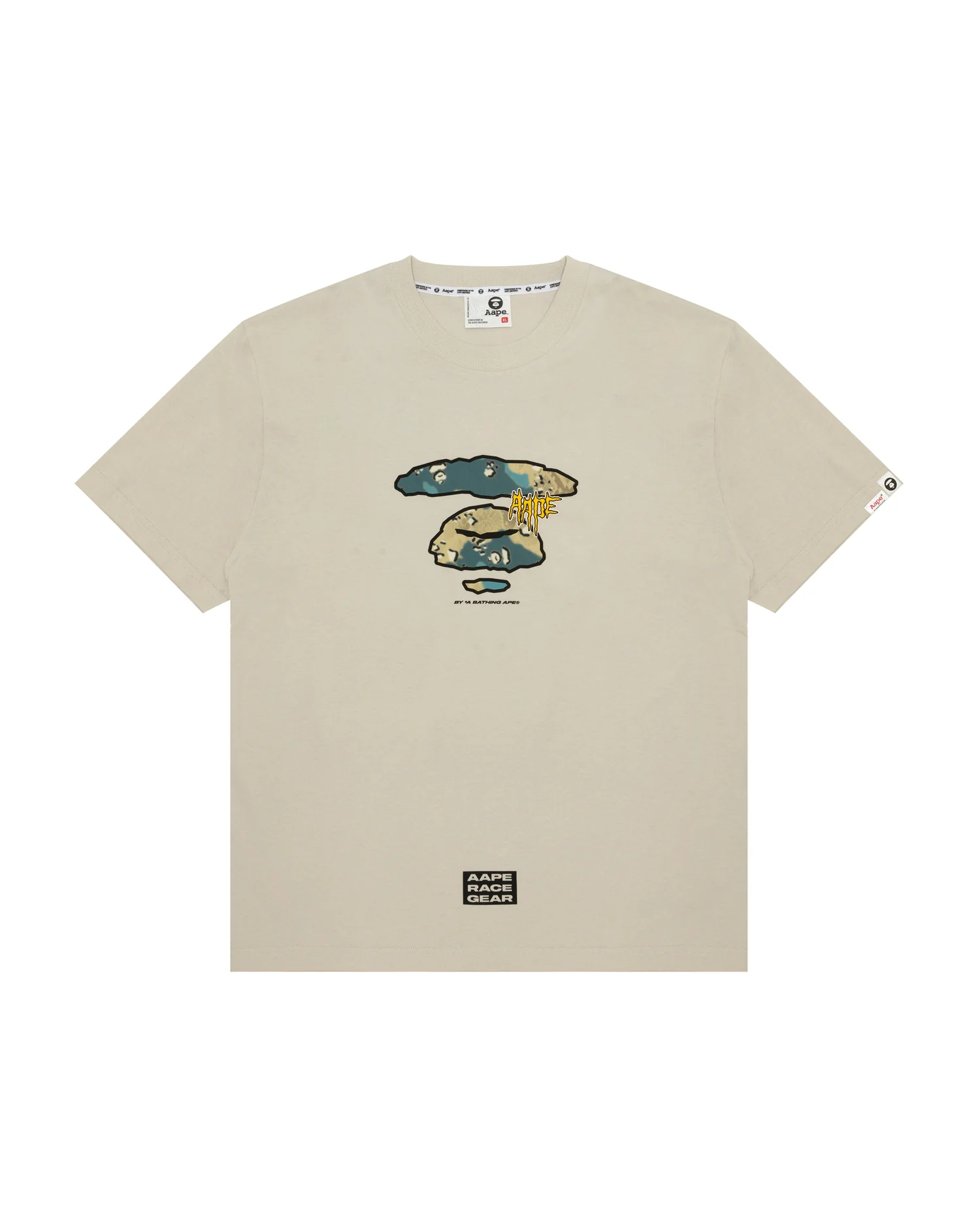 Camo moonface logo tee - Image 6
