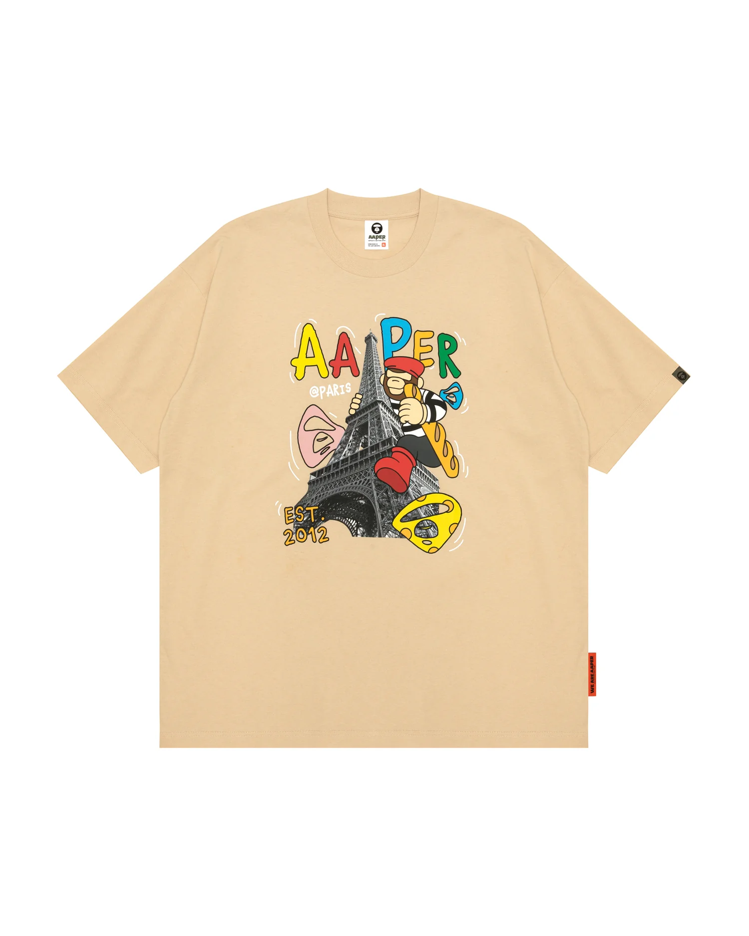 AAPER graphic-print short sleeve tee