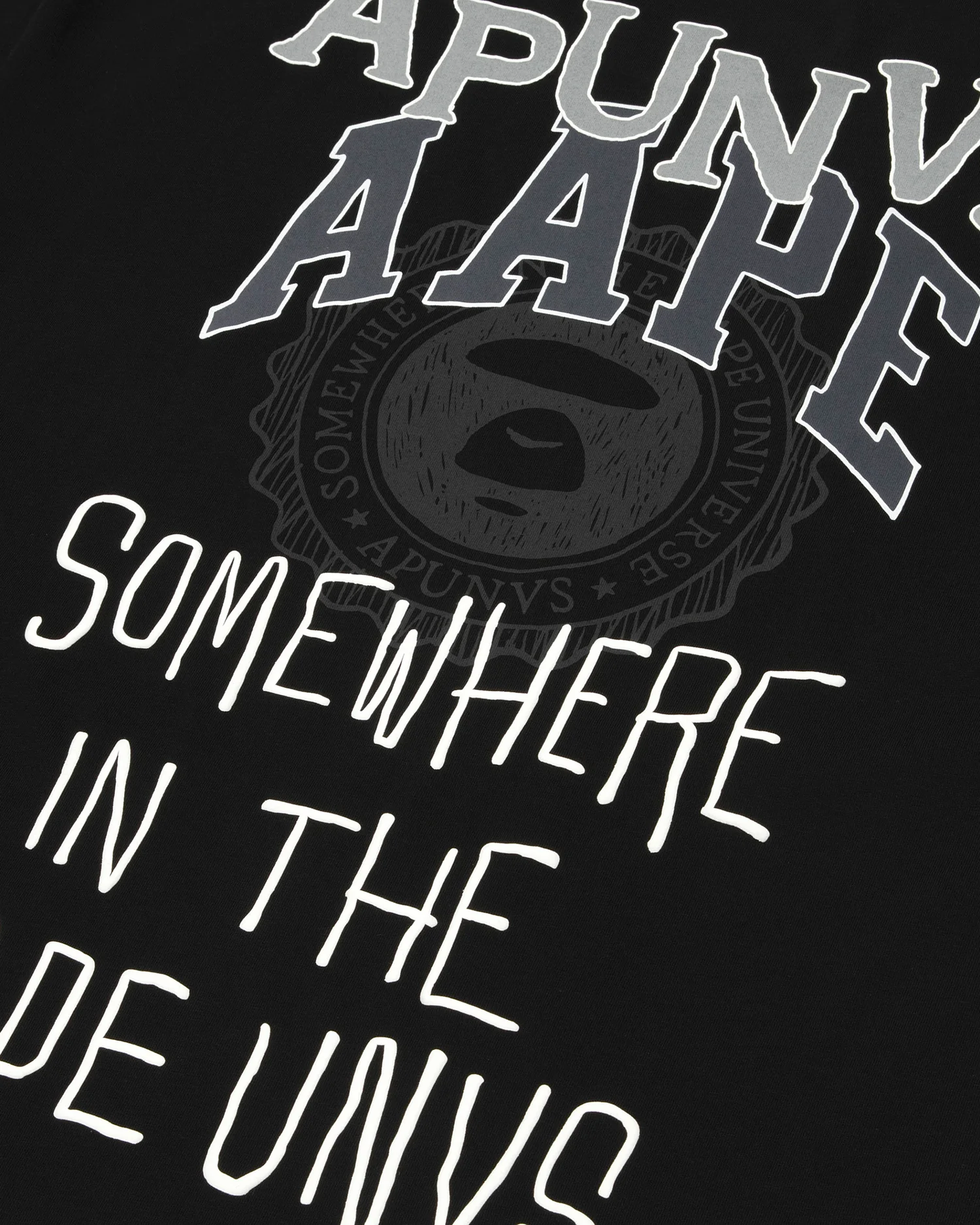 AAPEUNVS logo print tee - Image 4
