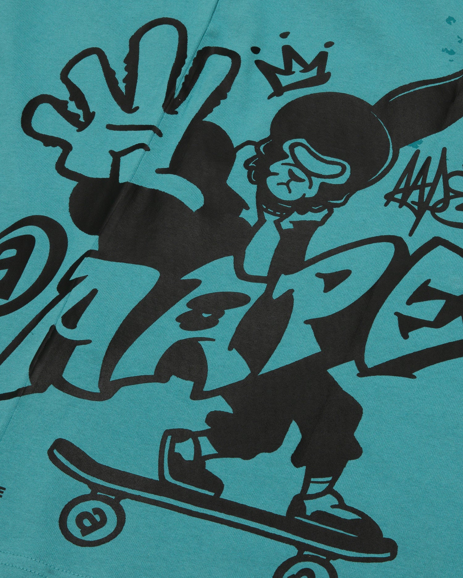 Moonface graphic print tee - Image 11