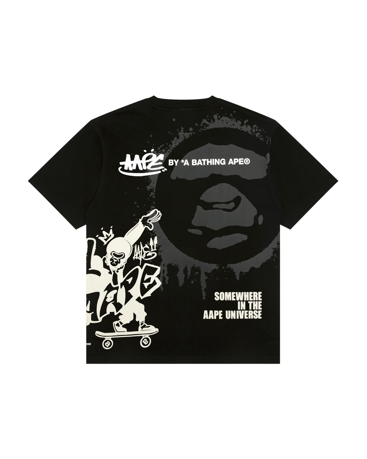 Moonface graphic print tee - Image 2