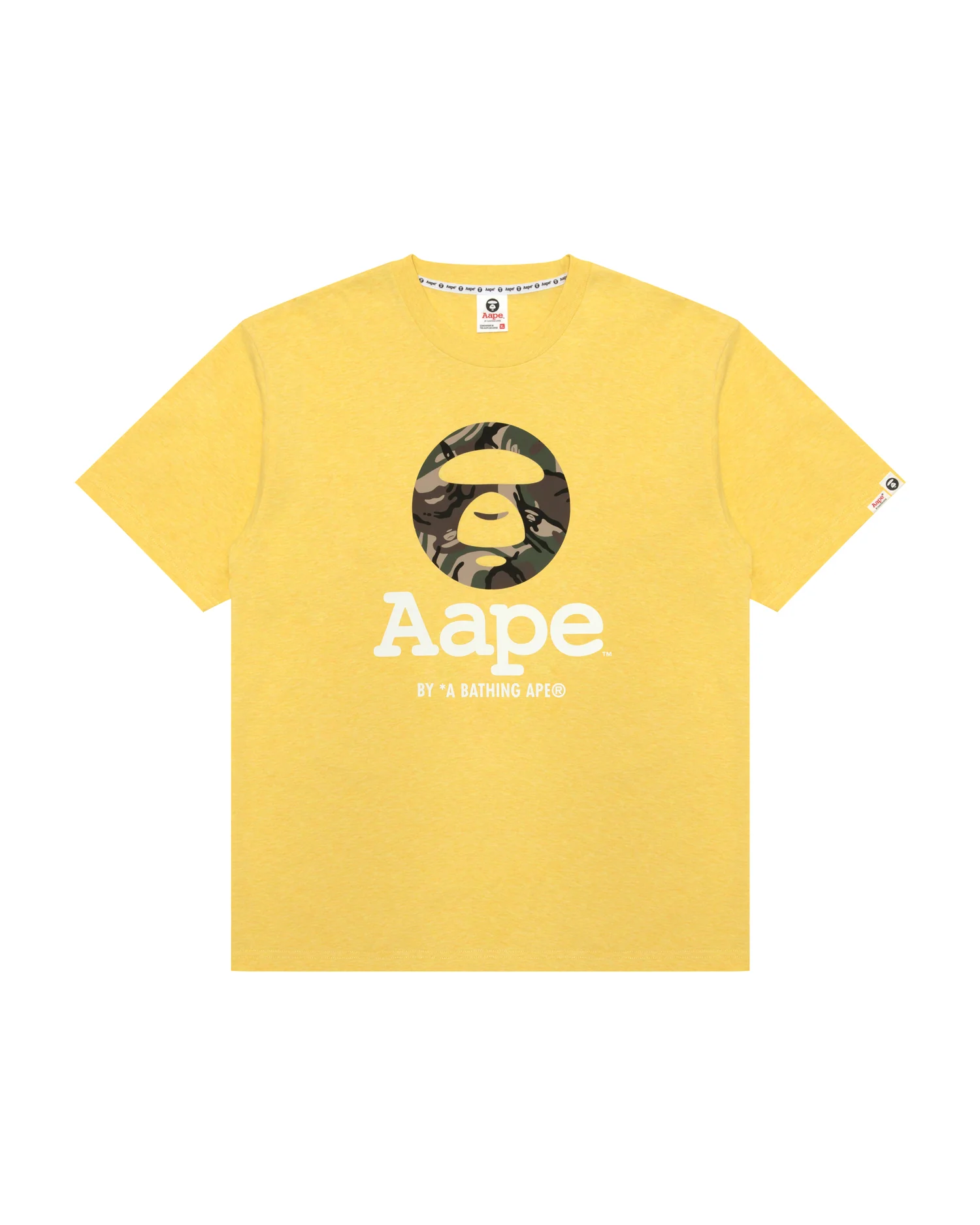 AAPEUNVS camo moonface tee