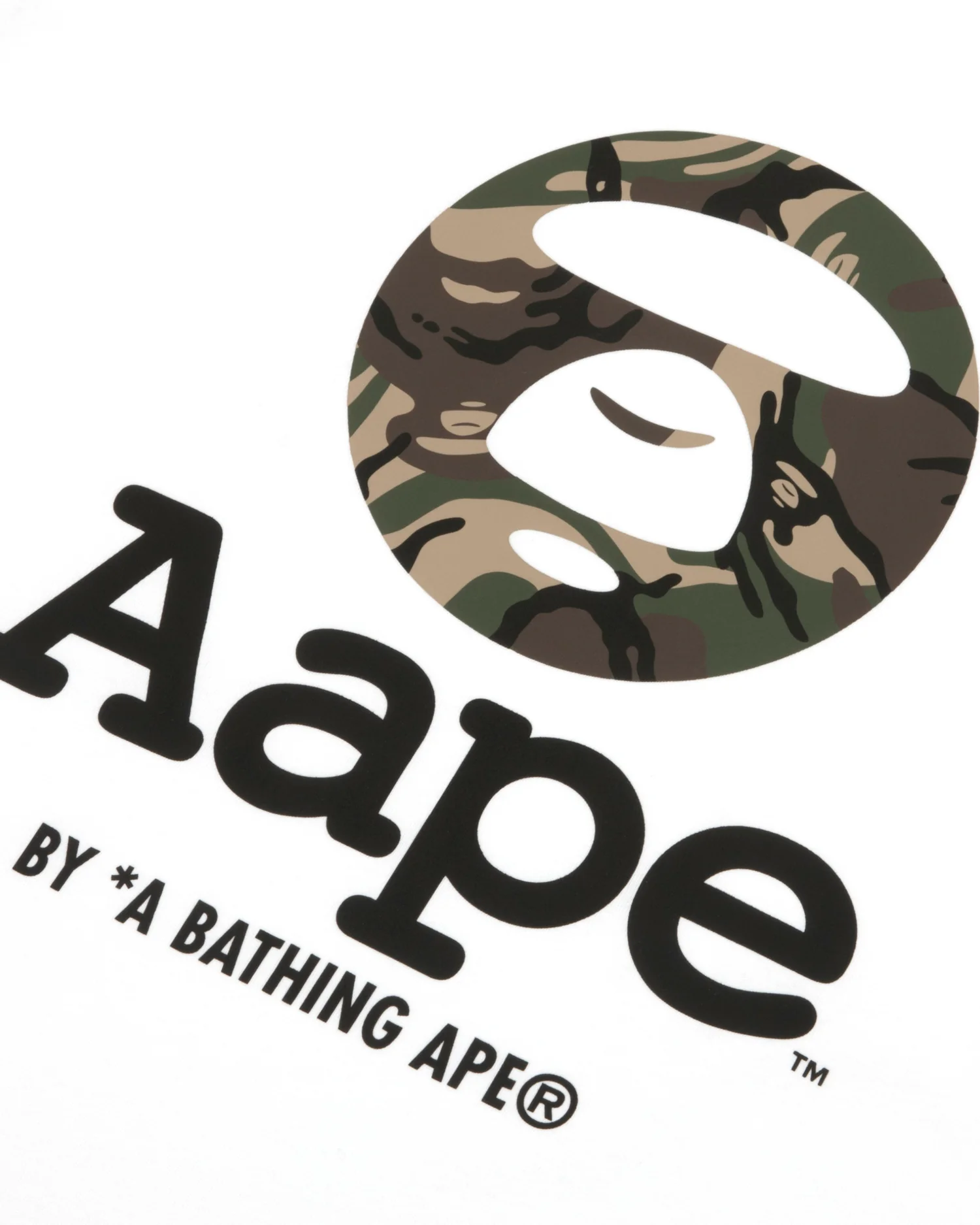 AAPEUNVS camo moonface tee - Image 3