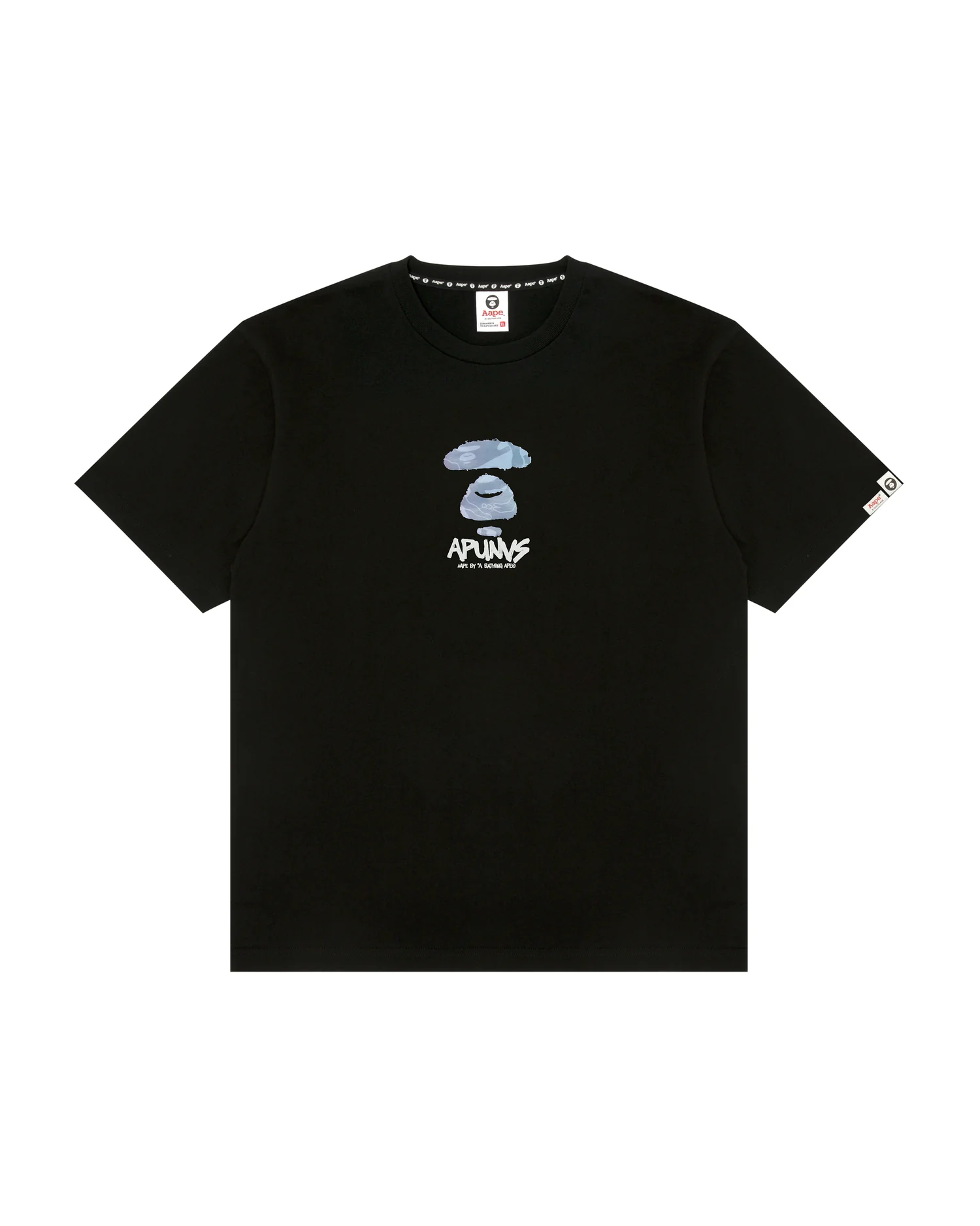 AAPEUNVS moonface logo tee