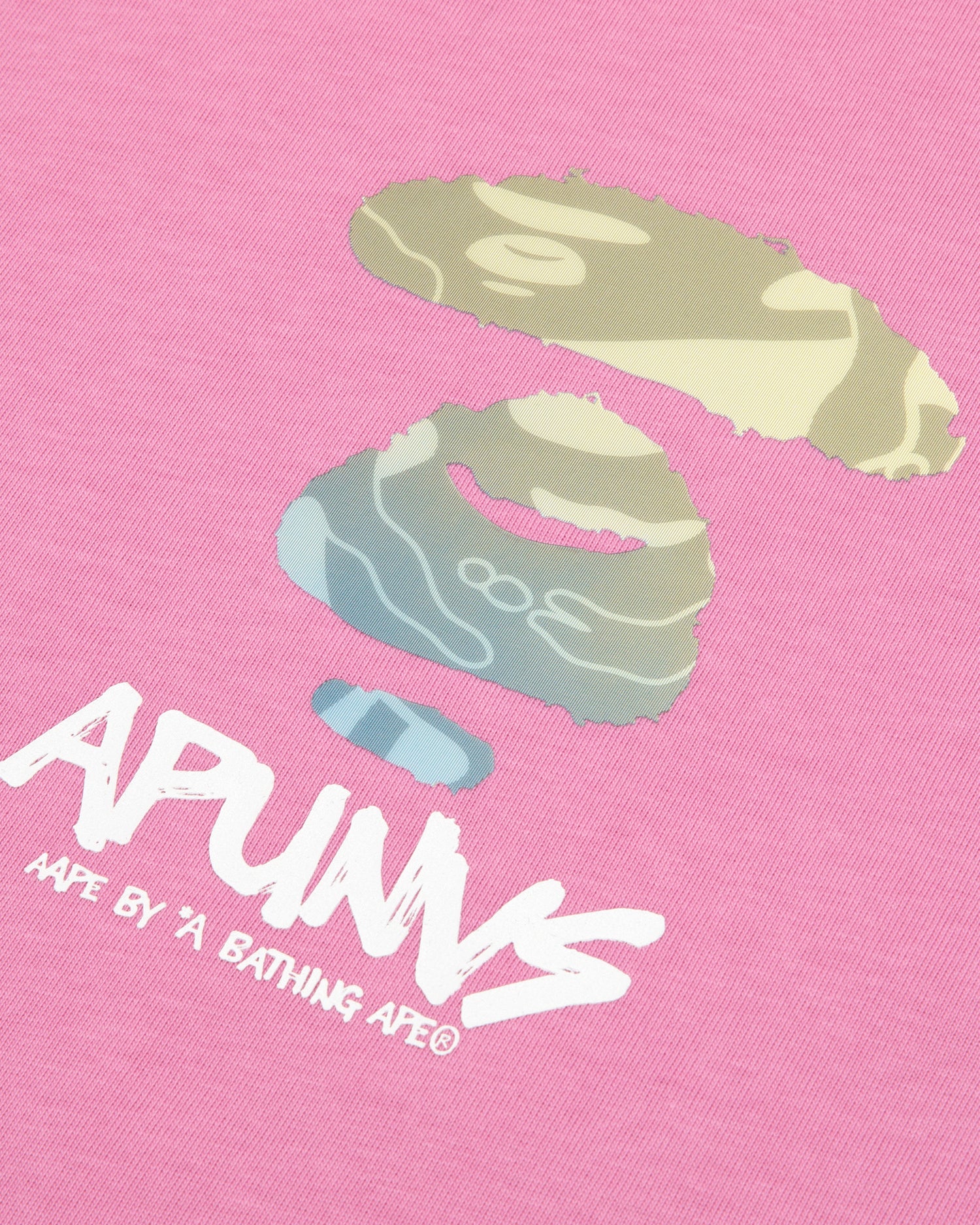 AAPEUNVS moonface logo tee - Image 13