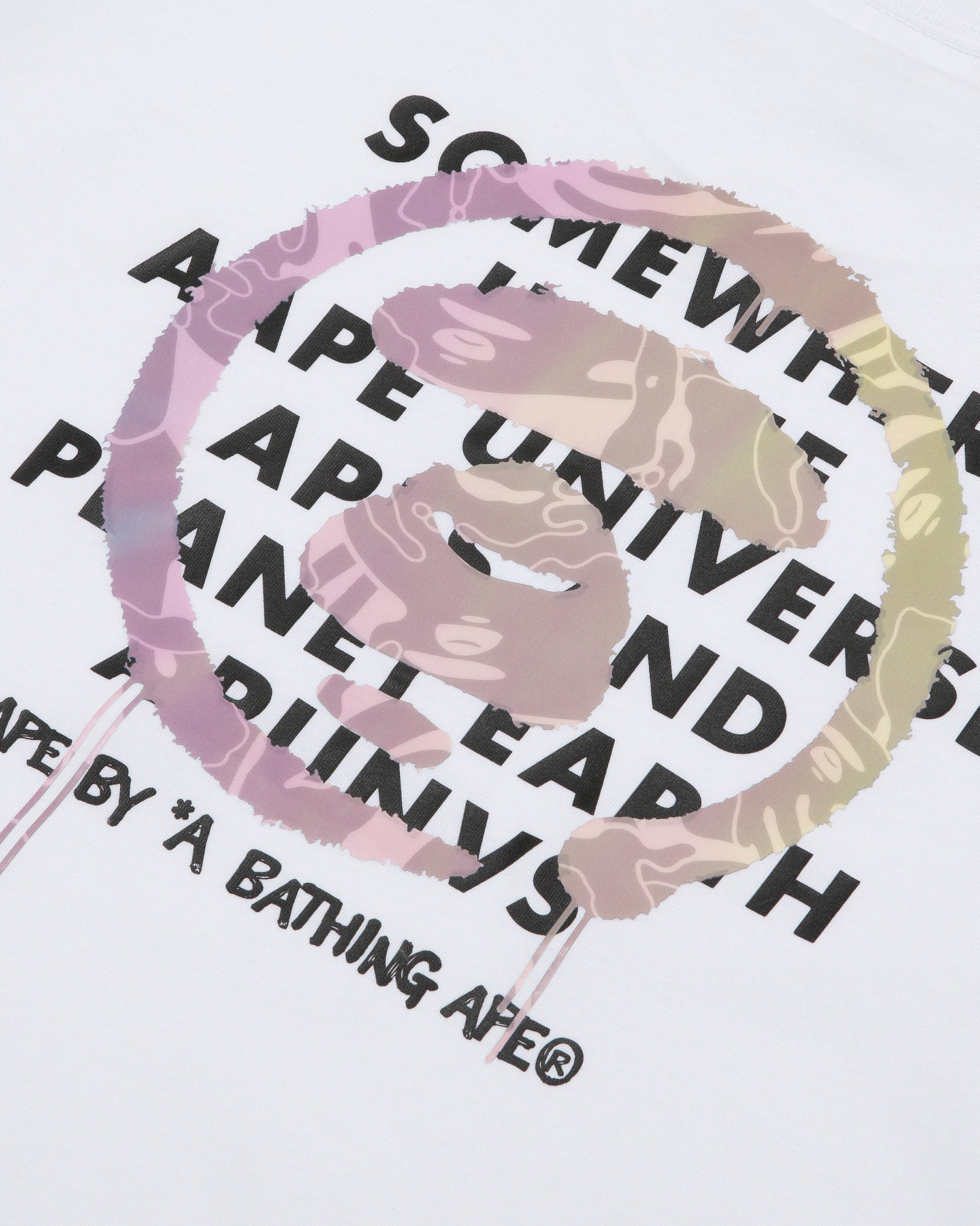 AAPEUNVS moonface logo tee - Image 18