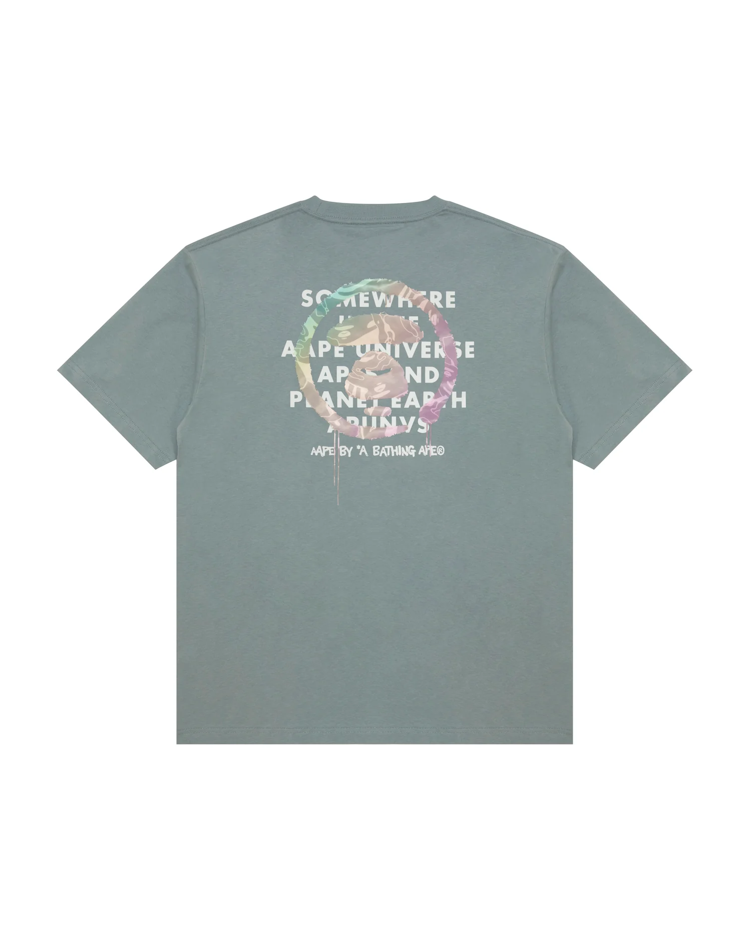 AAPEUNVS moonface logo tee - Image 7