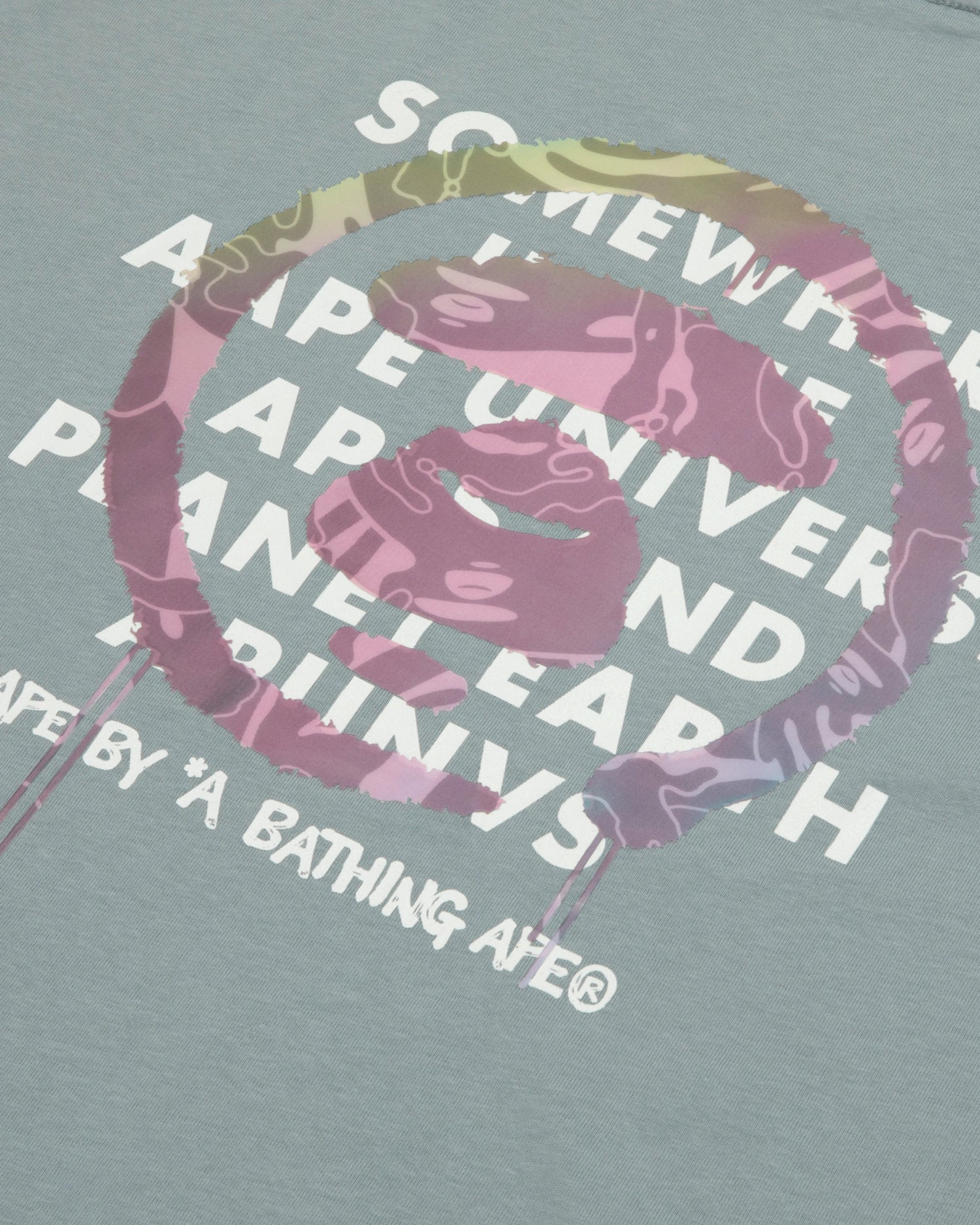 AAPEUNVS moonface logo tee - Image 9
