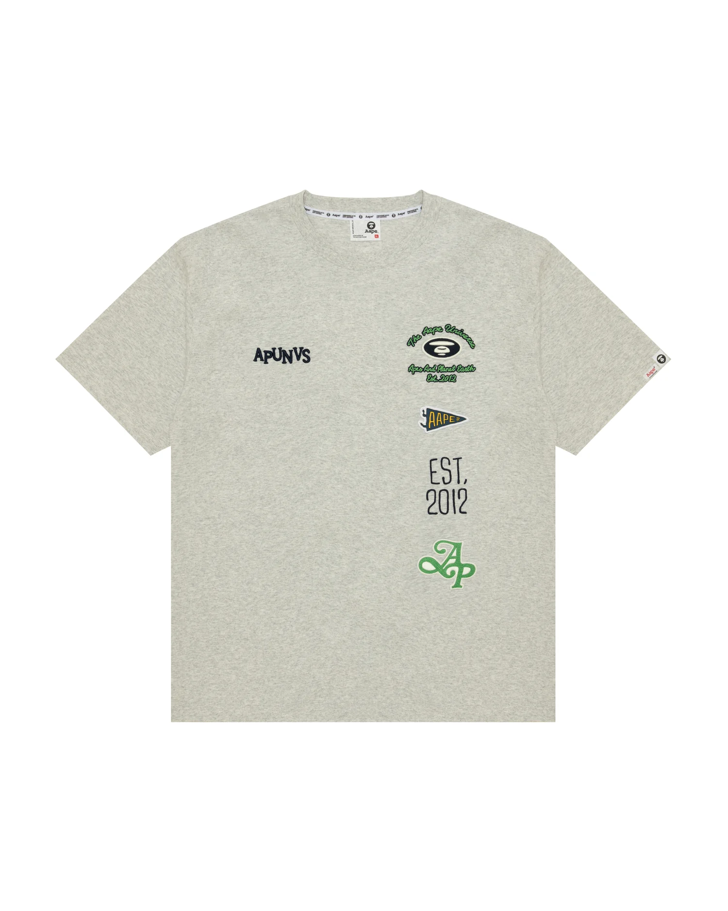 AAPEUNVS multi-logo tee