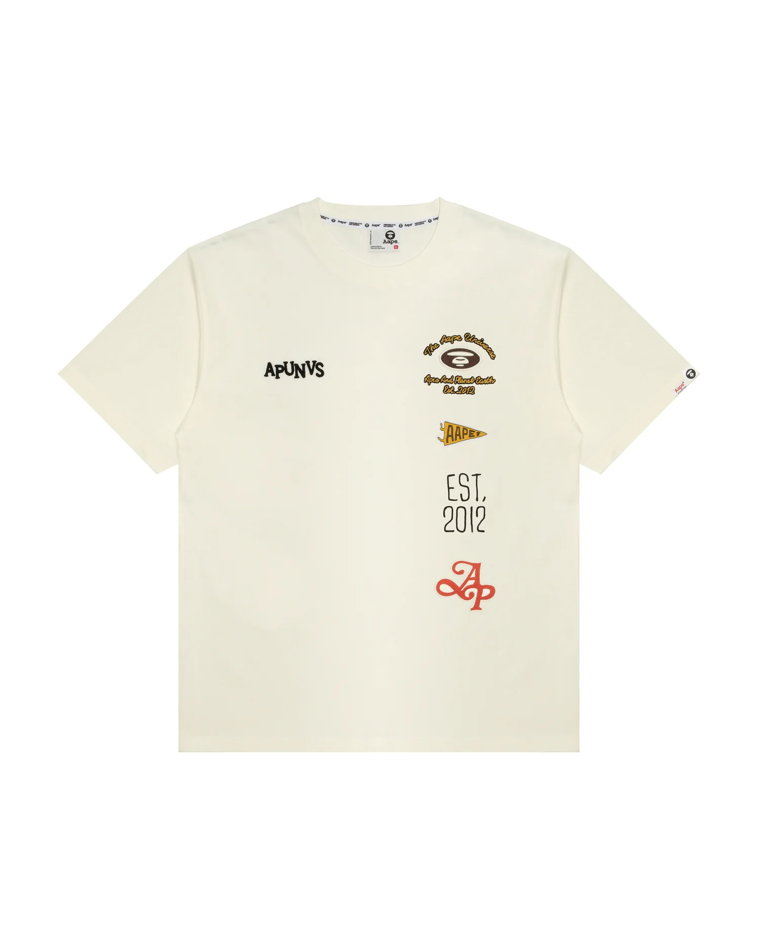 AAPEUNVS multi-logo tee