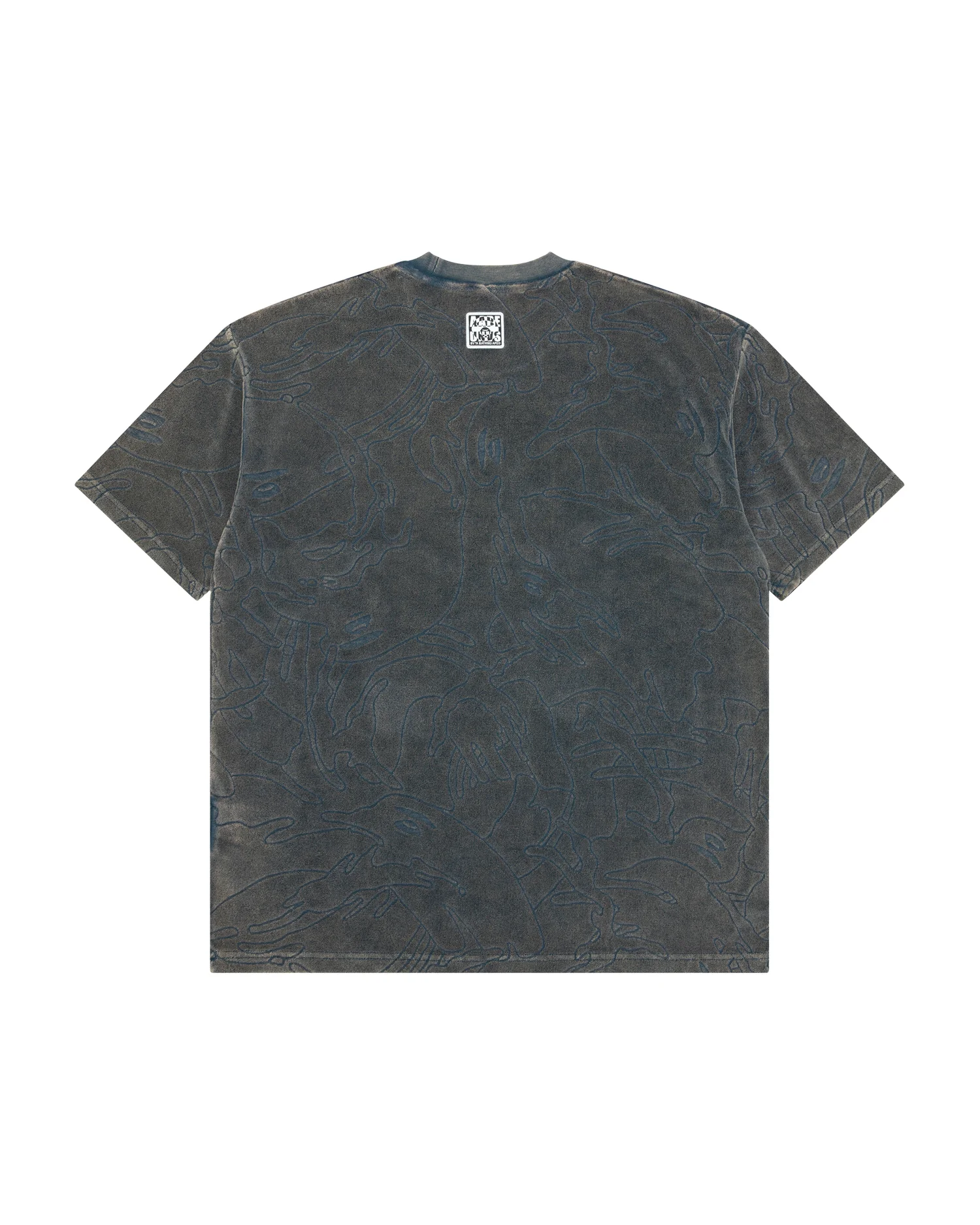 Moonface logo camo washed tee - Image 7