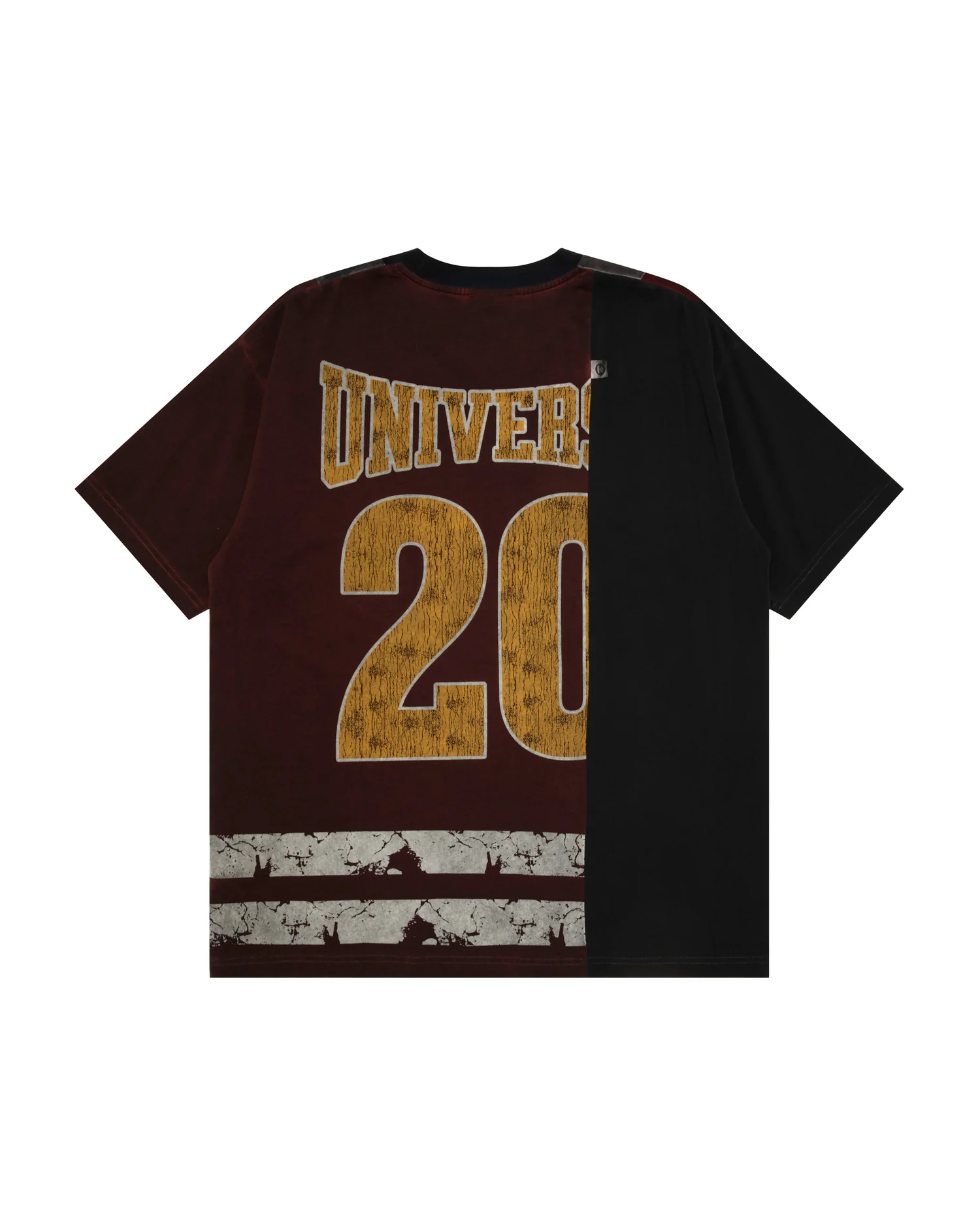 Moonface patchwork tee - Image 4