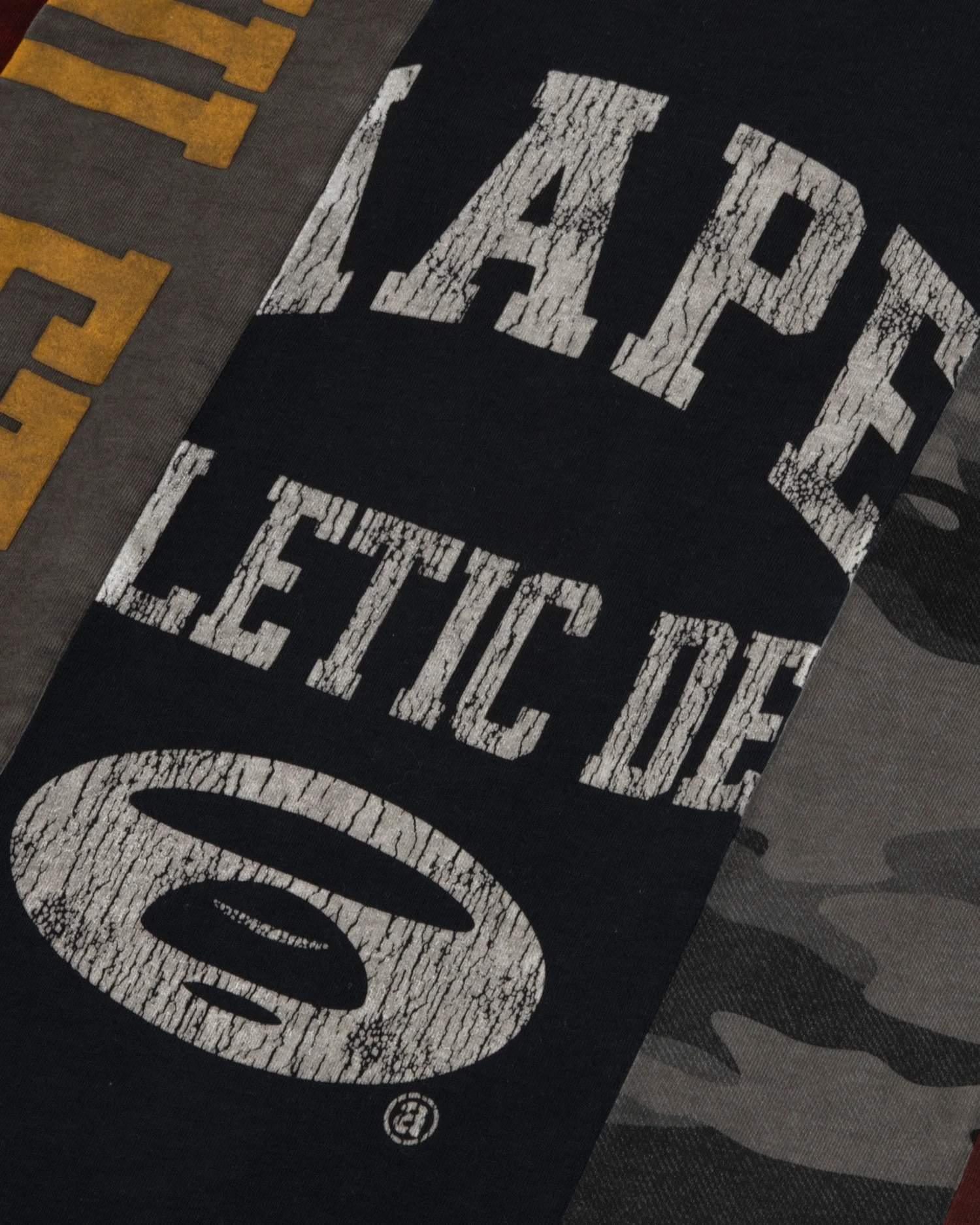 Moonface patchwork tee - Image 5