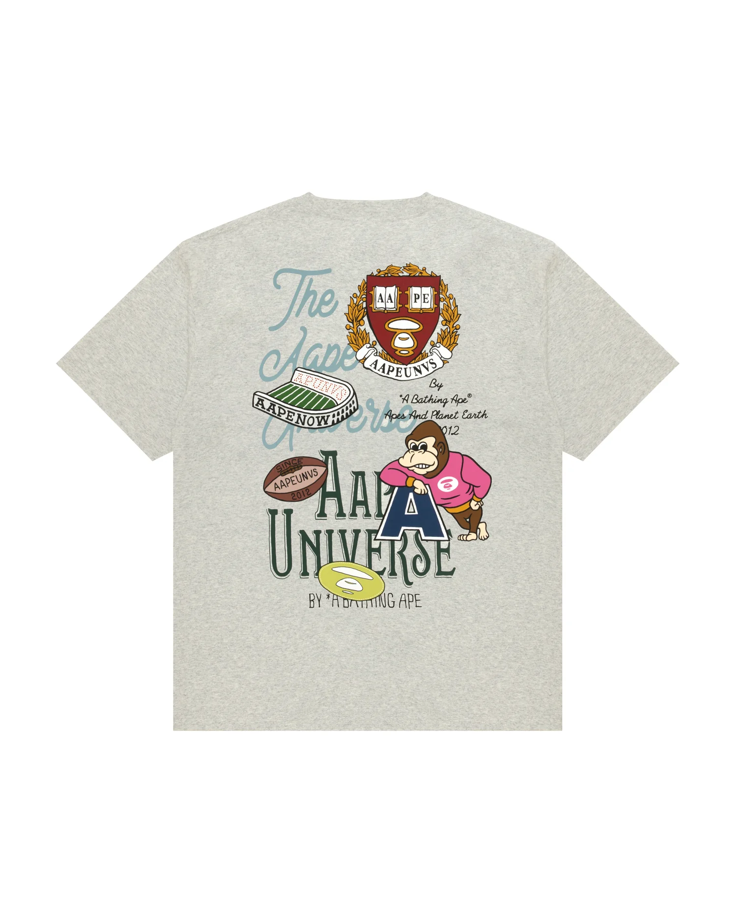 AAPEUNVS moonface graphic tee - Image 2