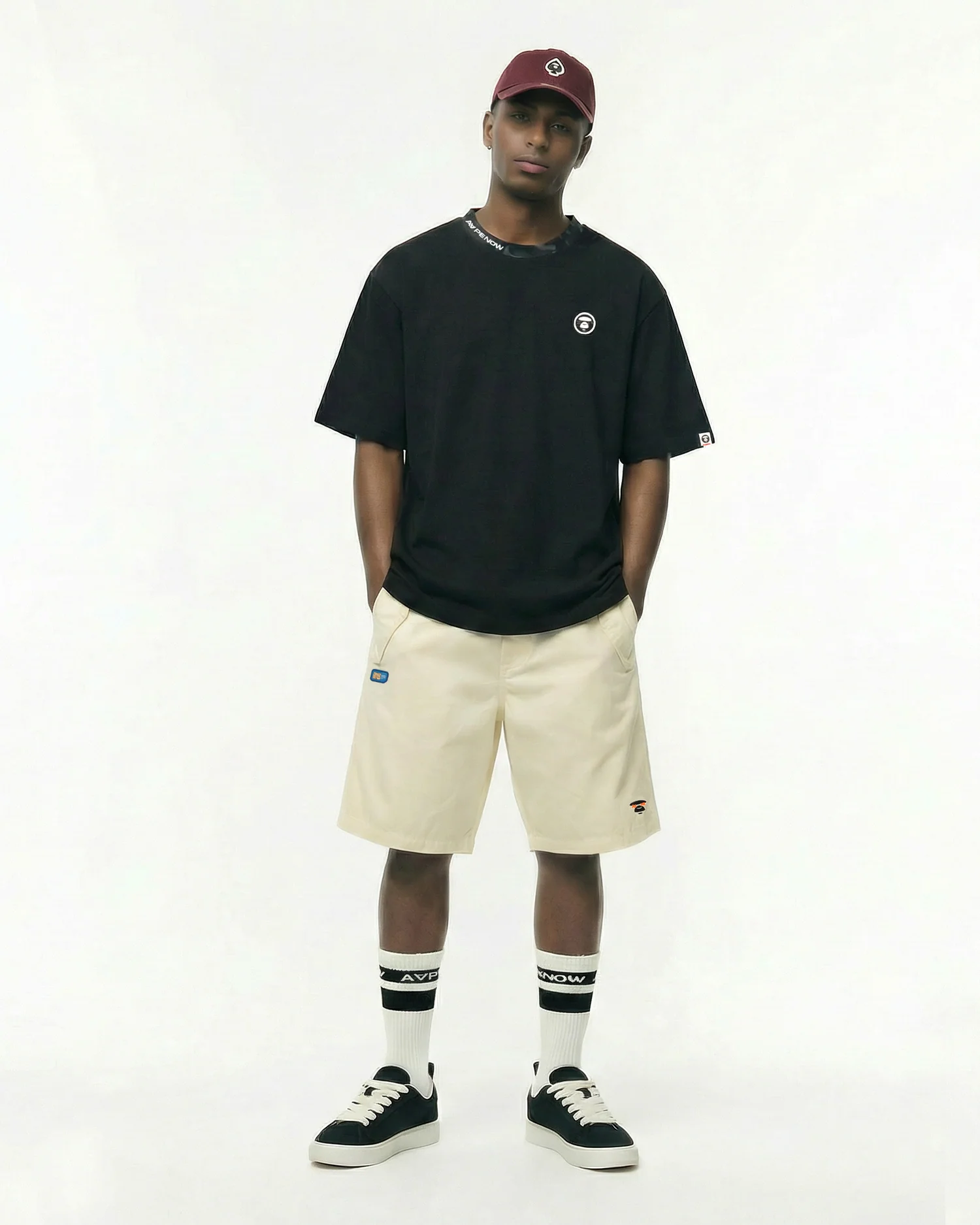 AAPENOW moonface logo tee - Image 2