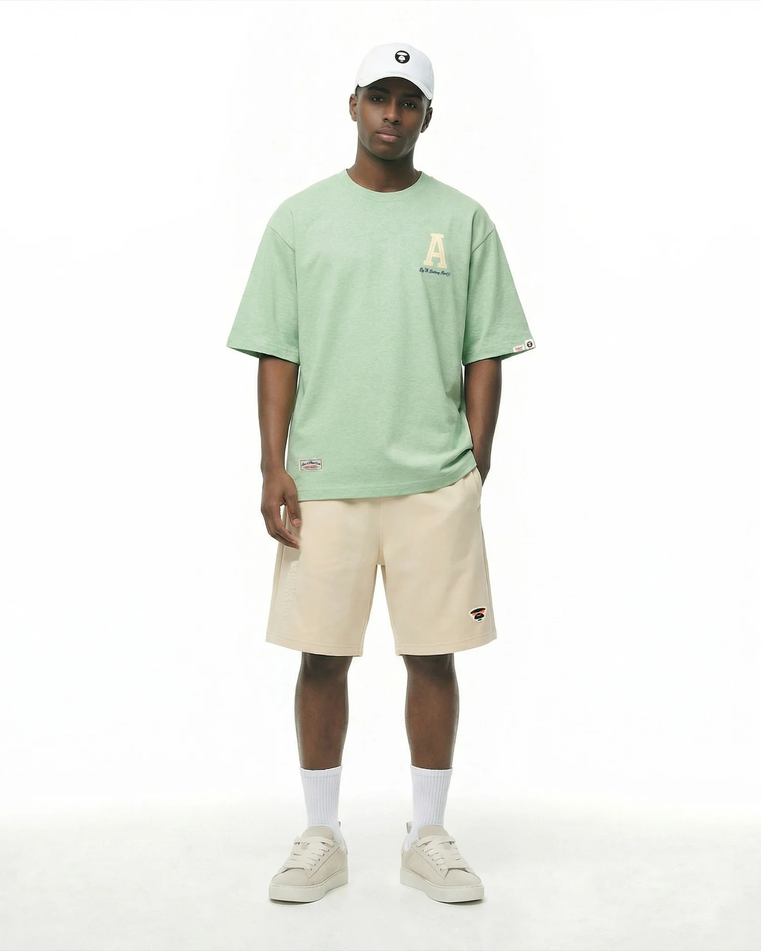 AAPESPORTS letter patch tee - Image 2