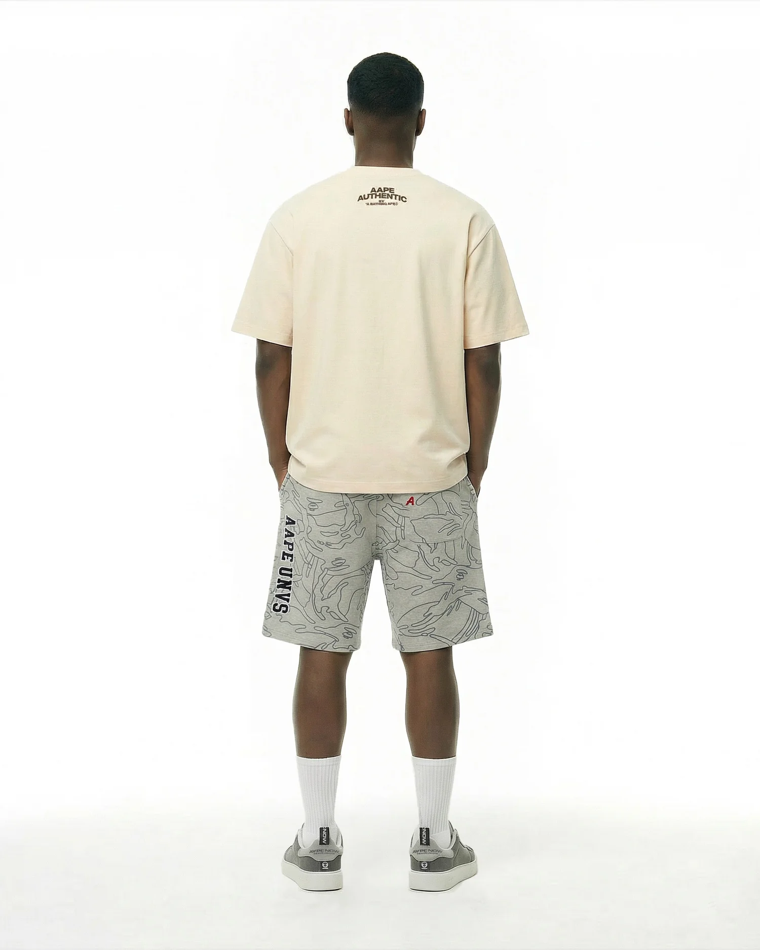 AAPESPORTS letter patch tee - Image 8