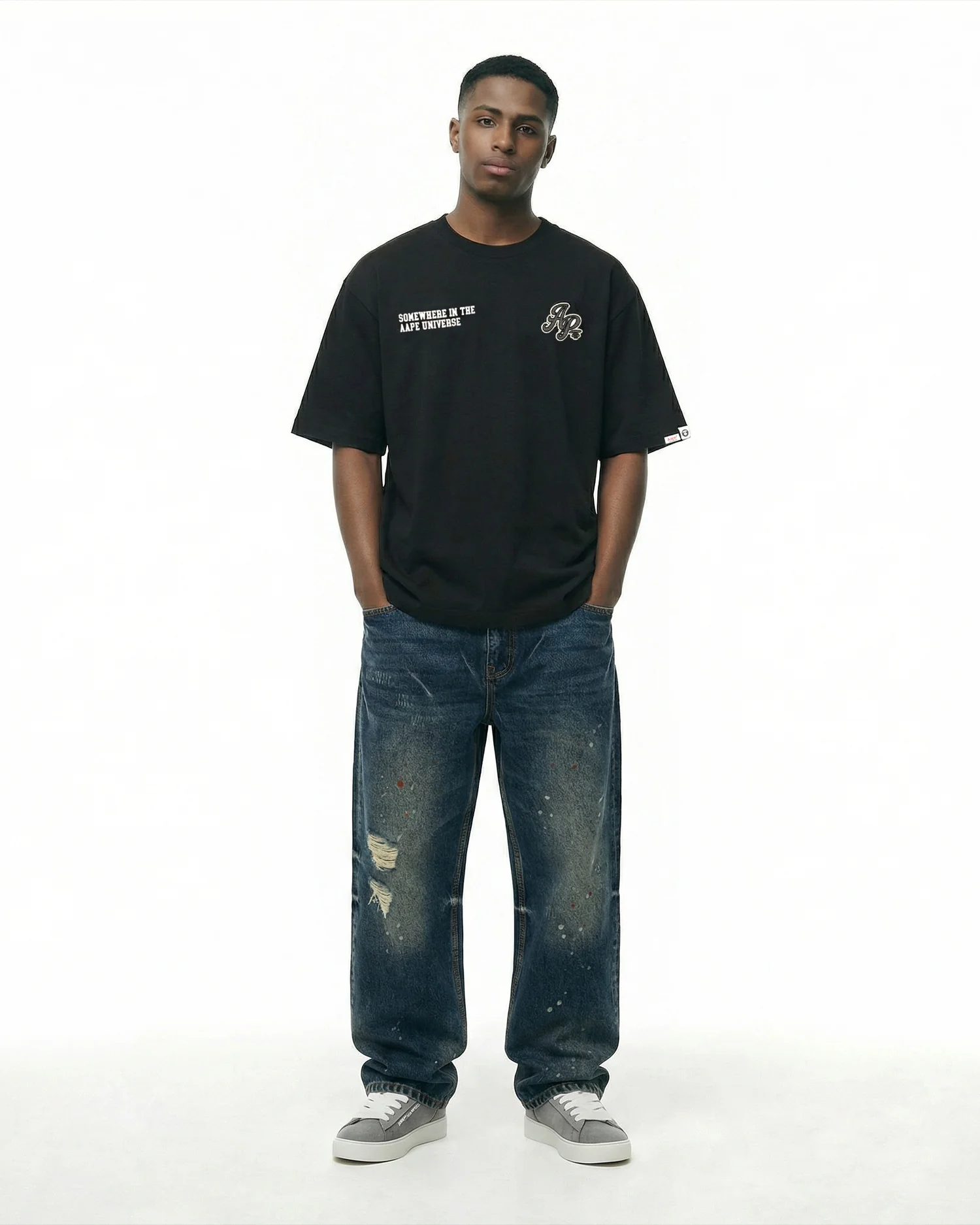 AAPEUNVS logo patch tee - Image 2