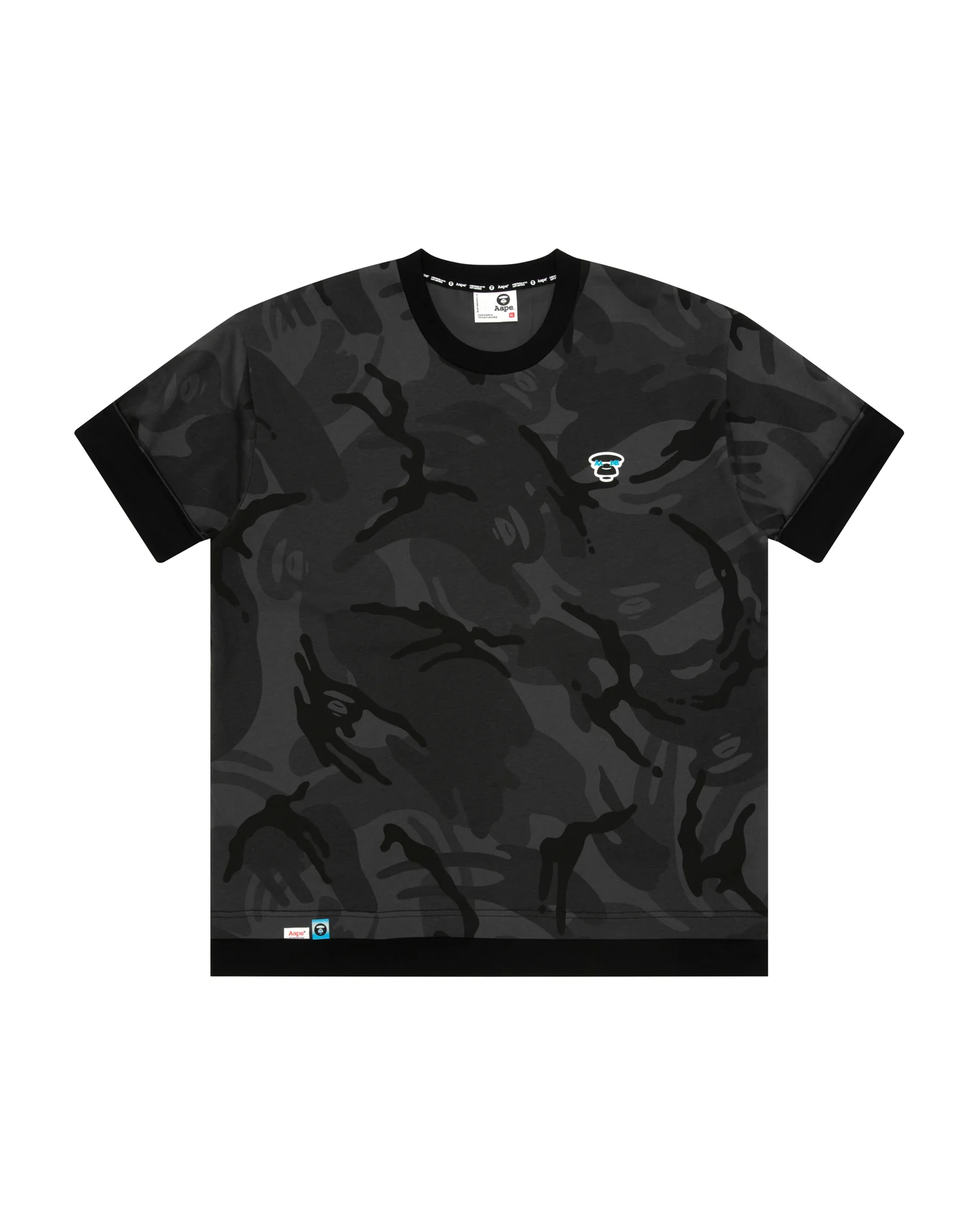 Camo logo tee