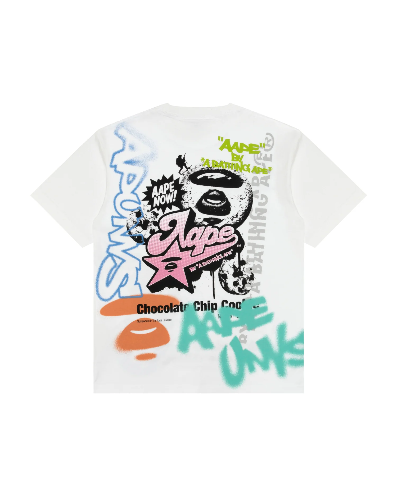 AAPEUNVS graffiti print tee - Image 3