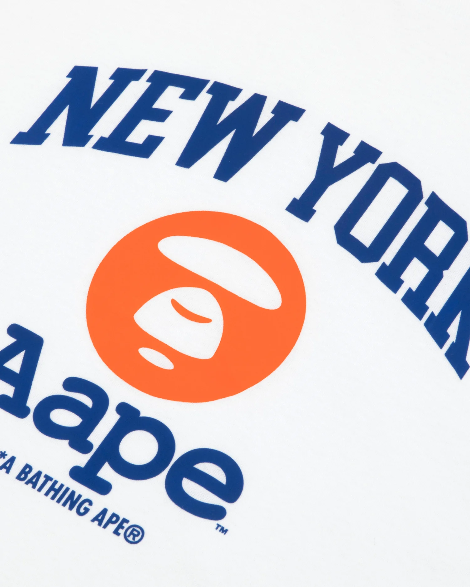 AAPEUNVS New York moonface tee - Image 4