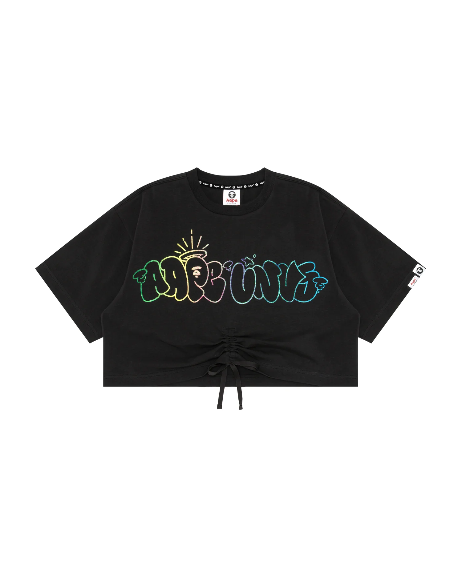 Moonface gradient cropped top