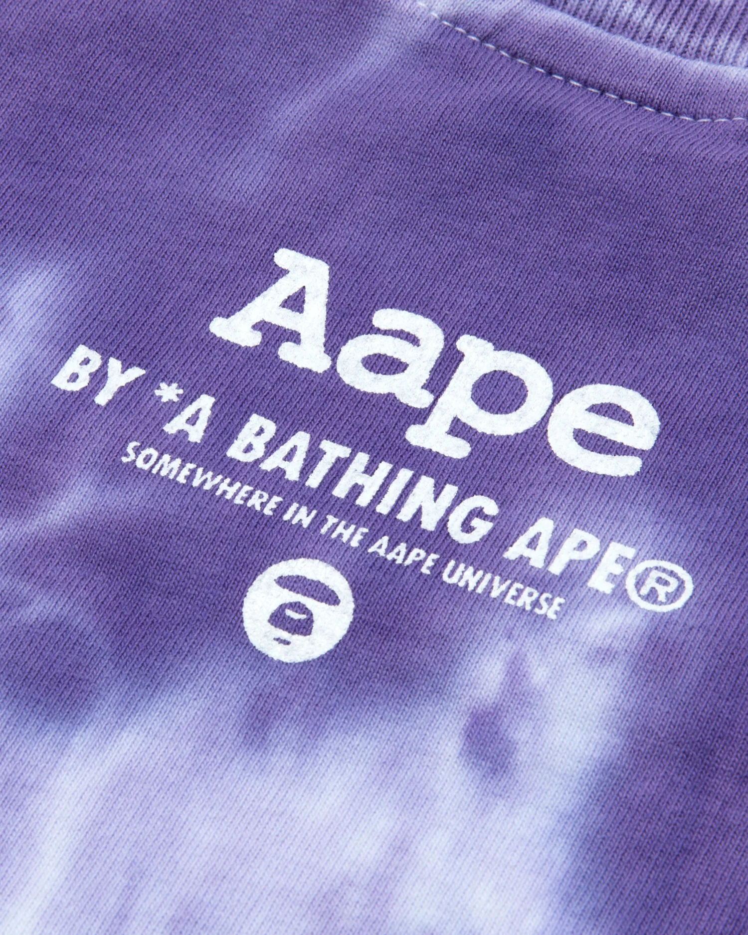 Moonface printed tie-dye tee - Image 3