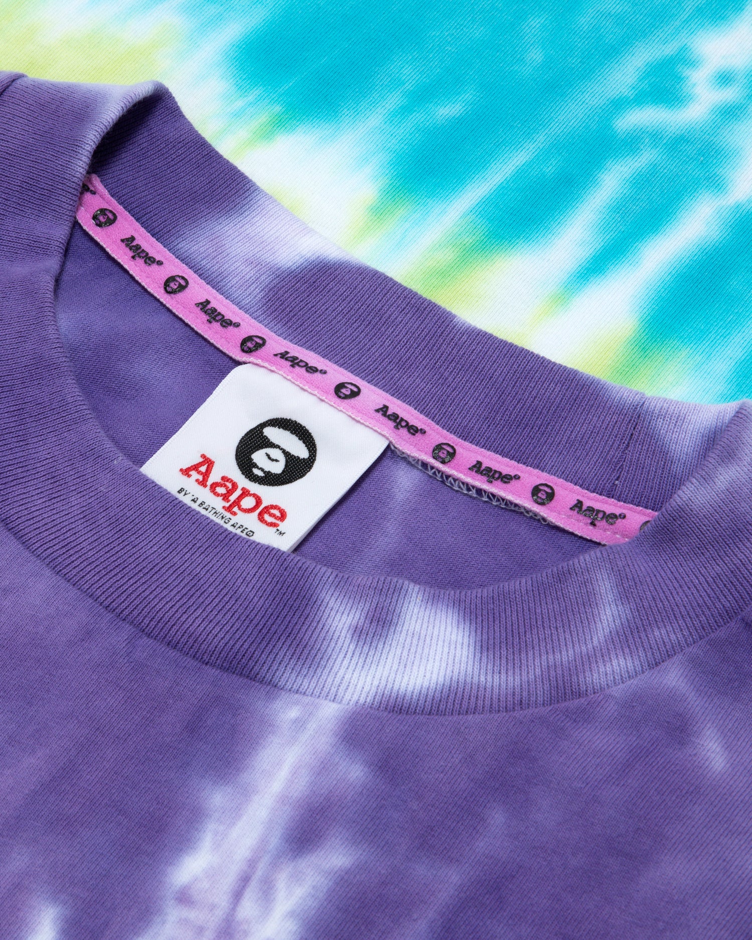 Moonface printed tie-dye tee - Image 5