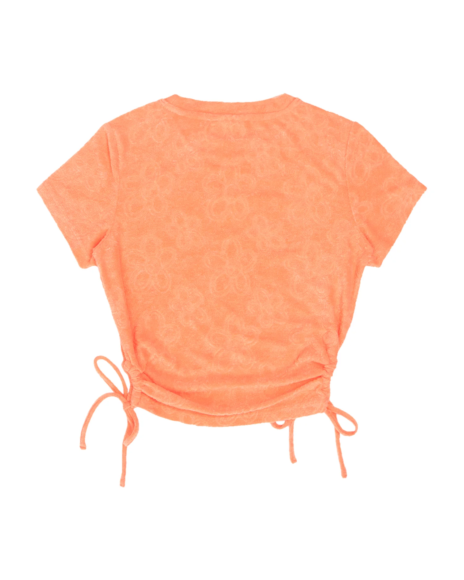 Moonface embroidered patterned self-tie tee - Image 7