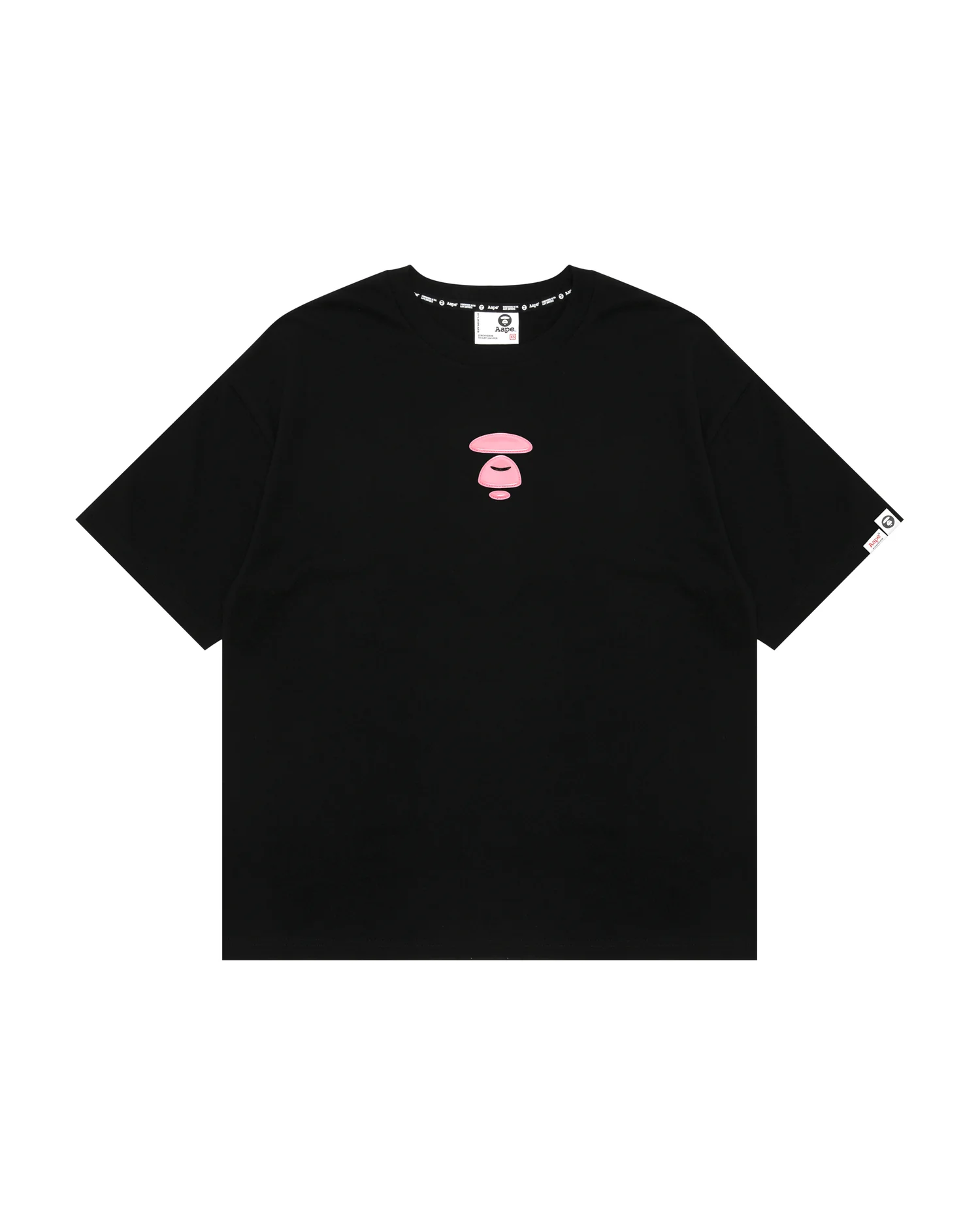 Moonface patch bear graphic tee
