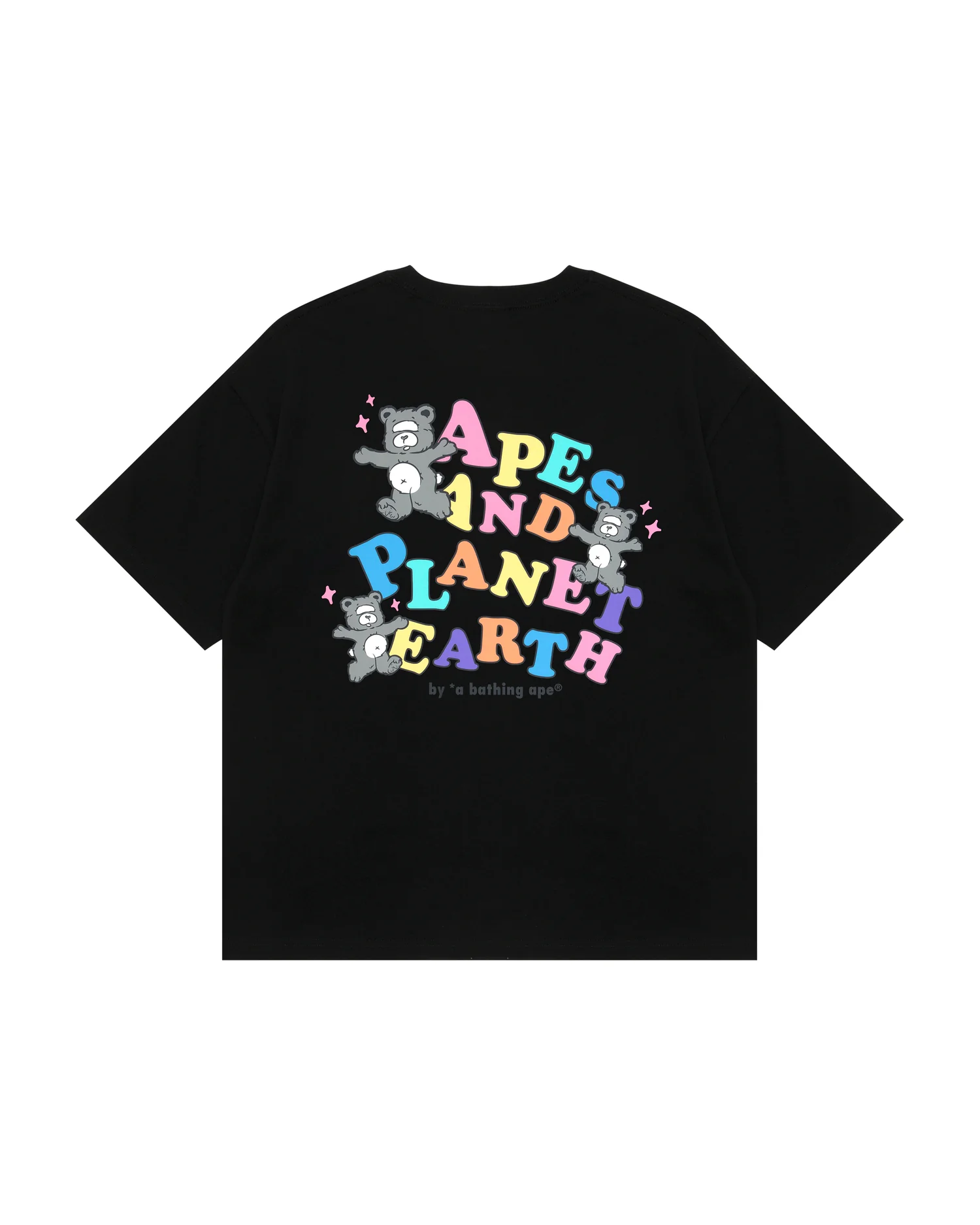 Moonface patch bear graphic tee - Image 2