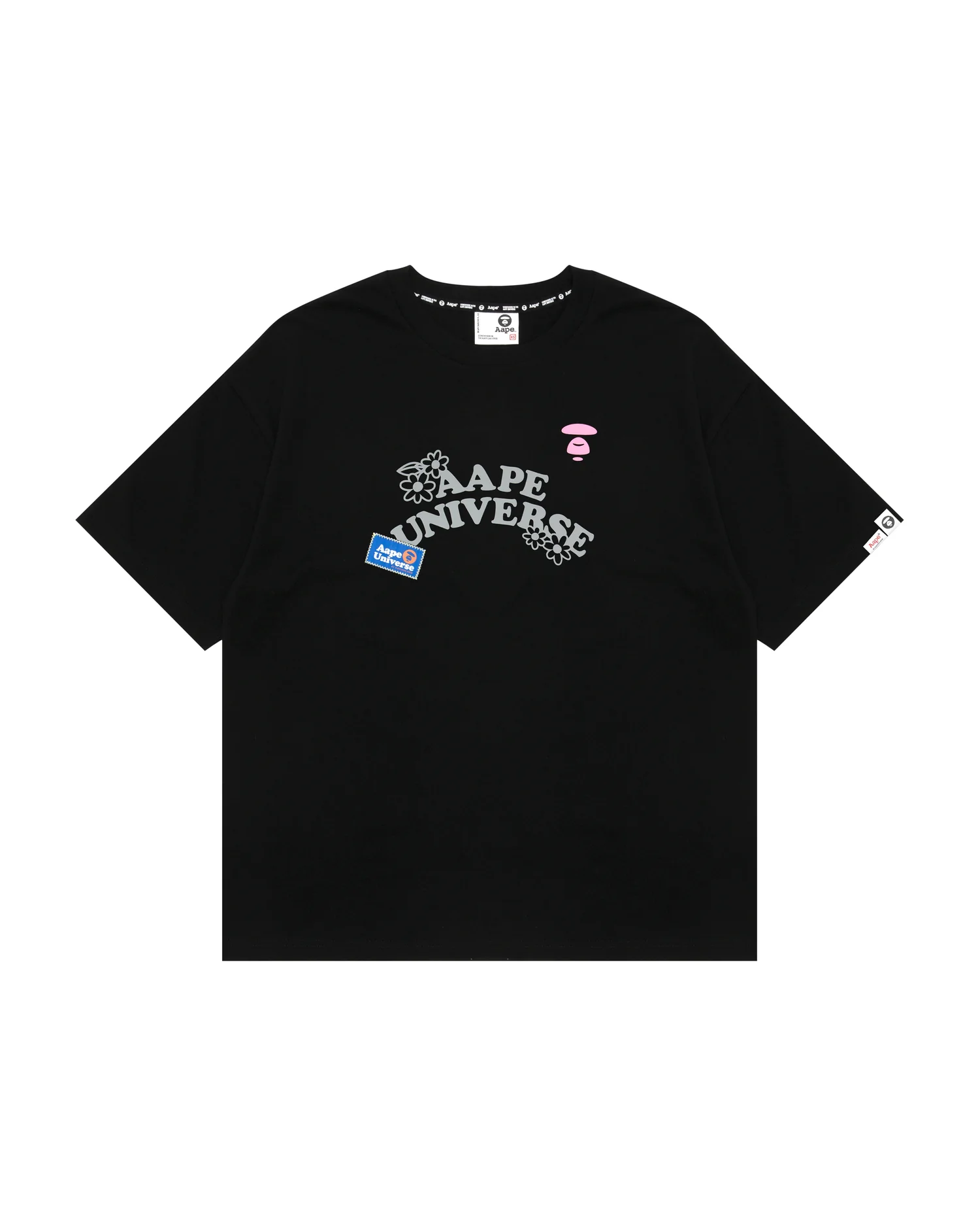 Moonface graphic printed tee