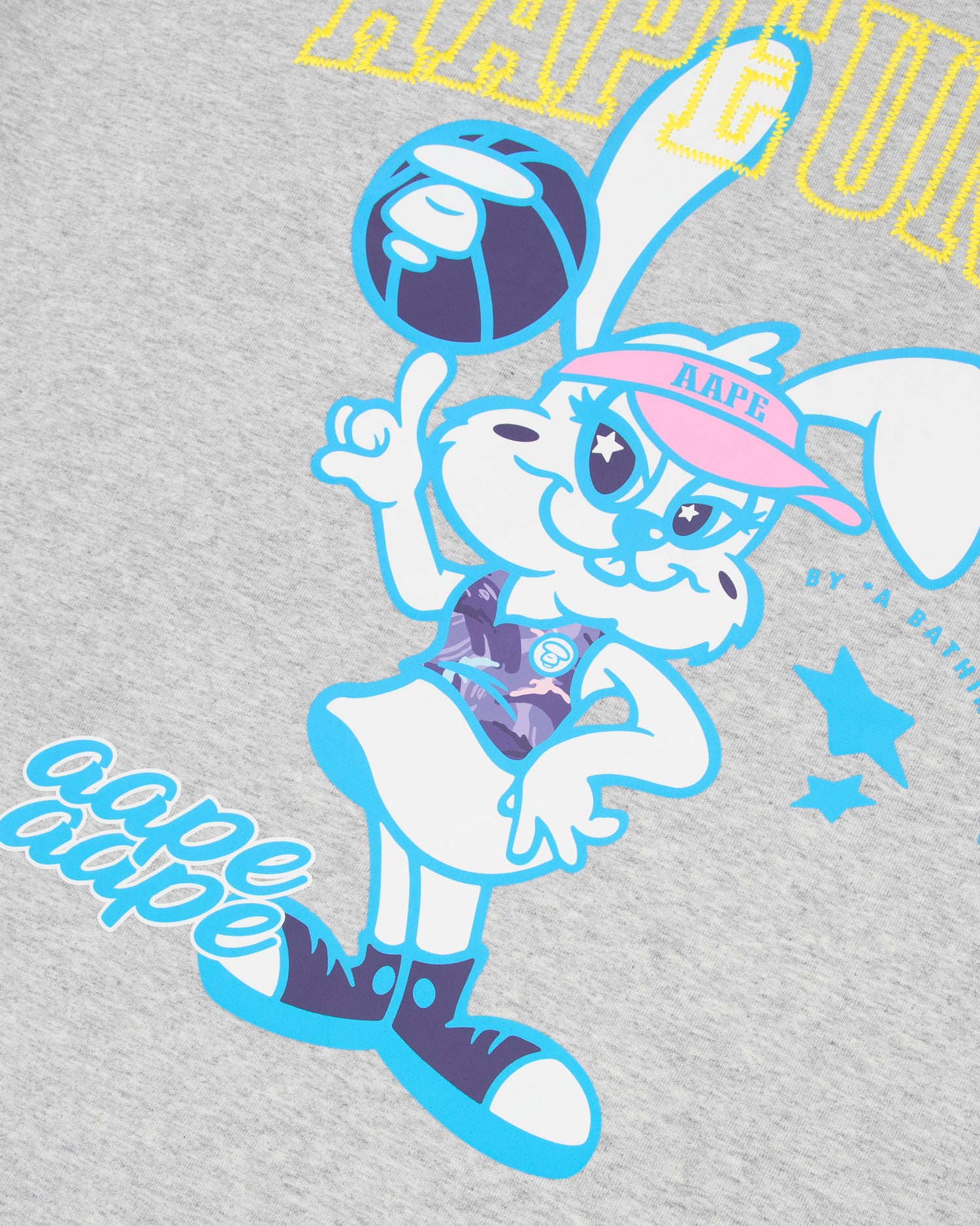 Moonface bunny graphic tee - Image 3