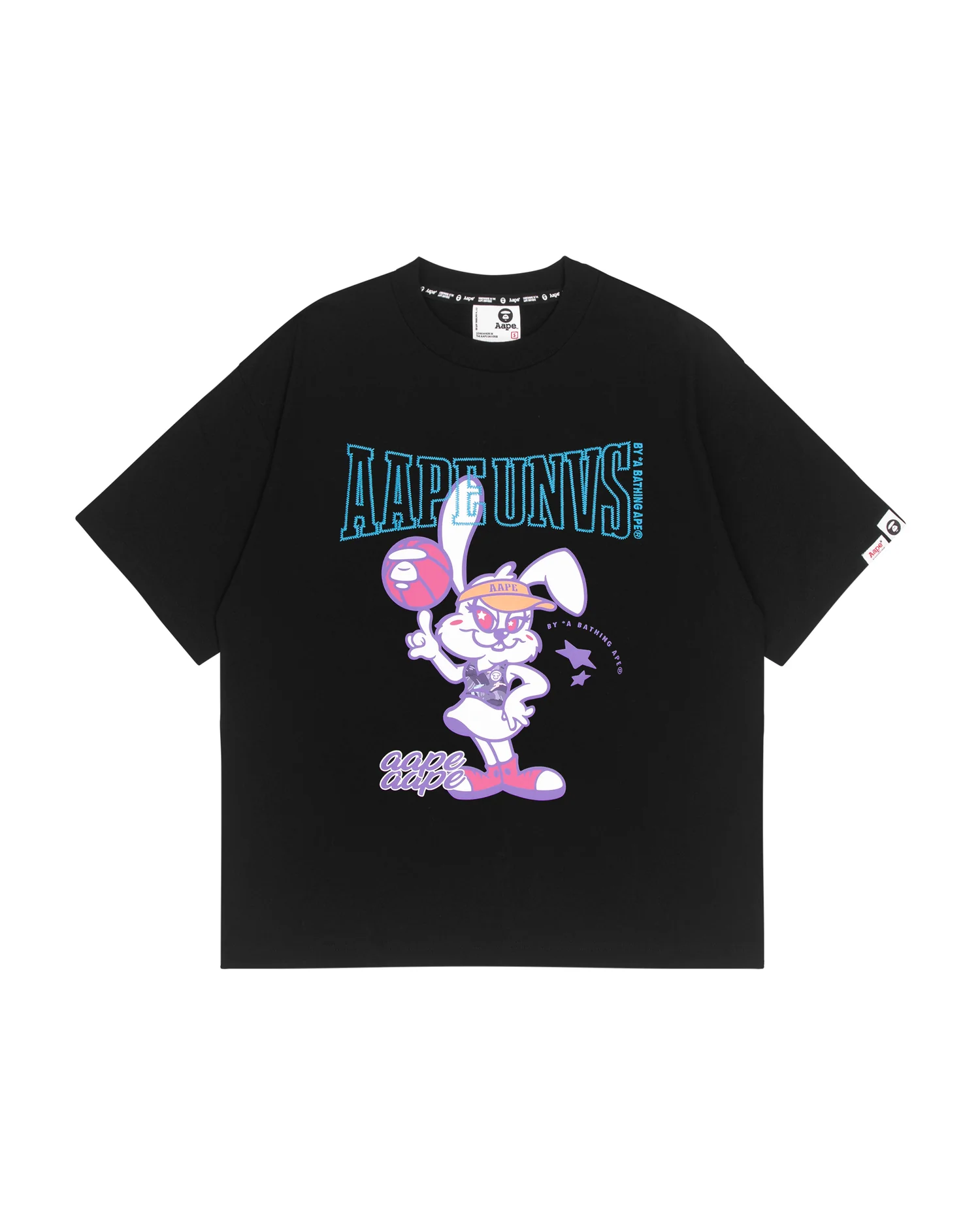 Moonface bunny graphic tee