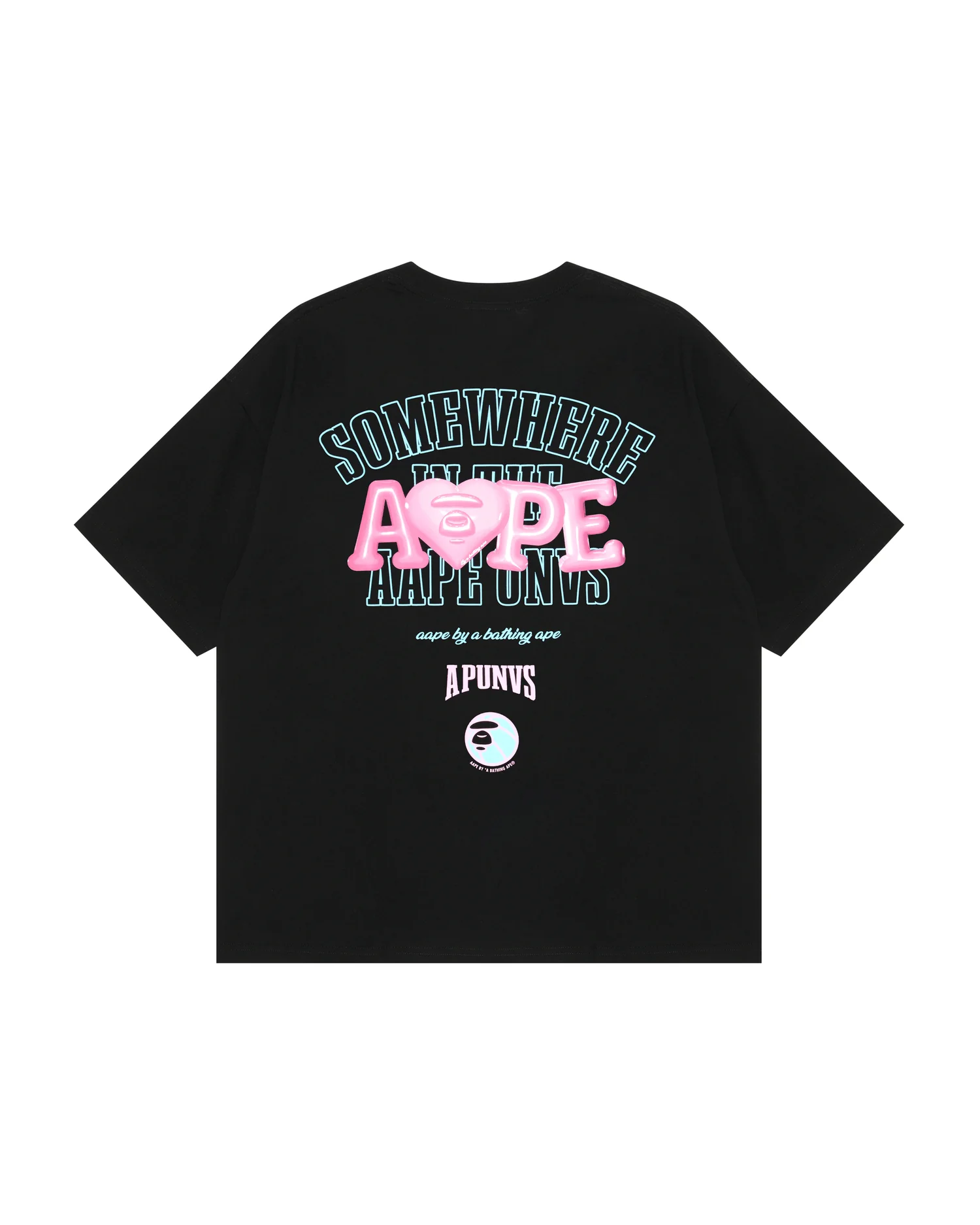 Moonface rabbit embroidered graphic tee - Image 2