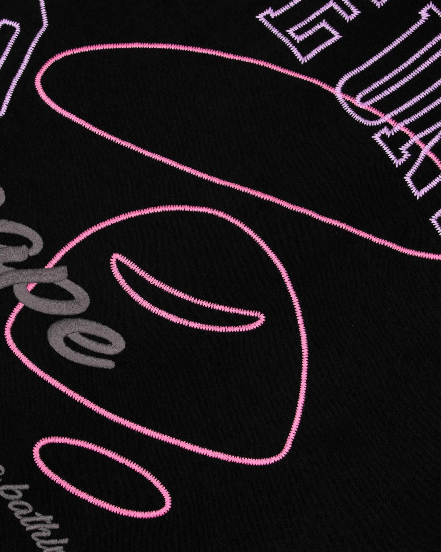 Moonface embroidered short-sleeve hoodie - Image 3