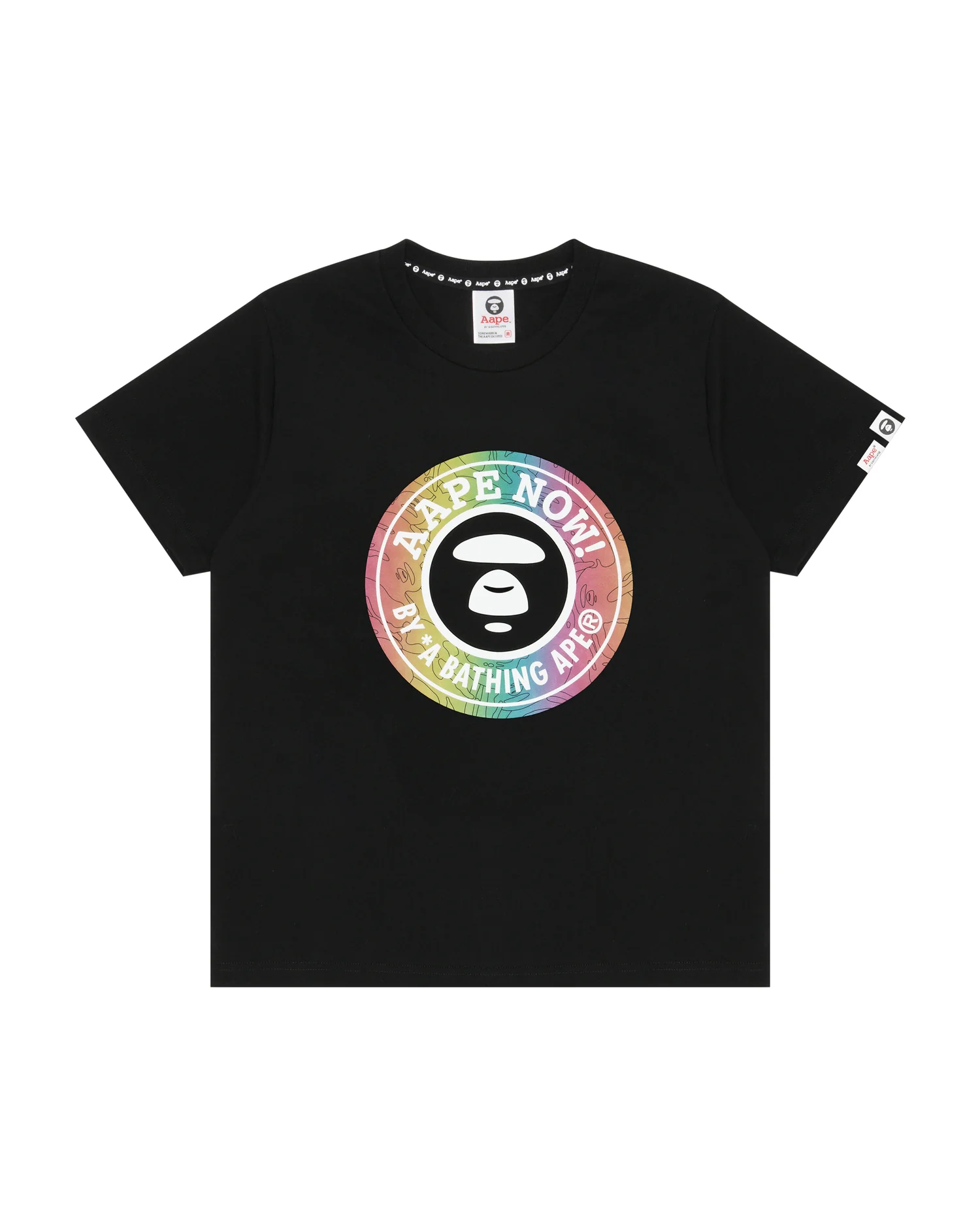 Moonface gradient graphic tee