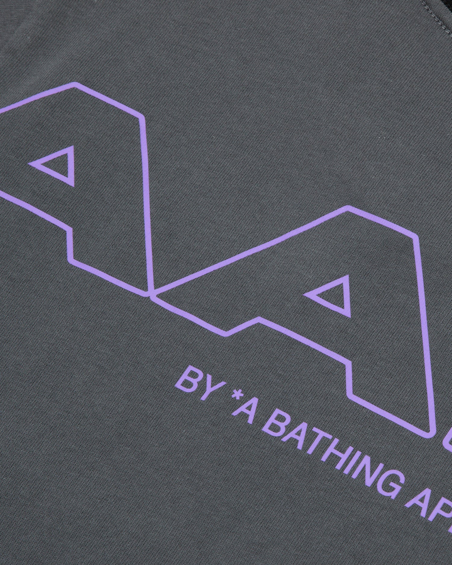 Moonface embossed panelled tee - Image 3