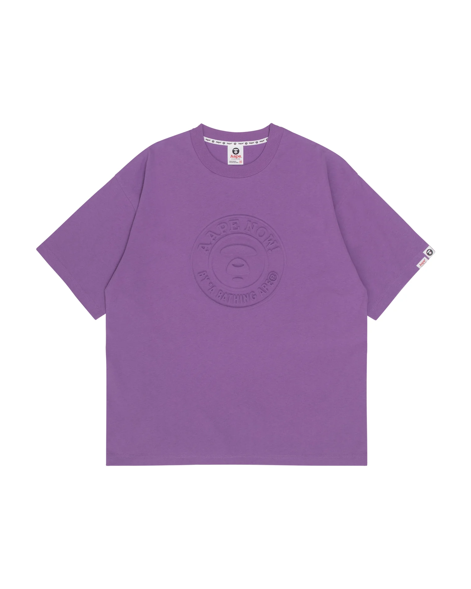 Moonface embossed relaxed tee - Image 11