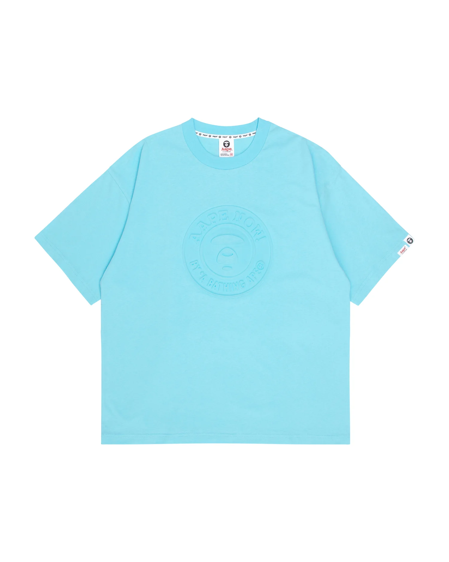 Moonface embossed relaxed tee - Image 6