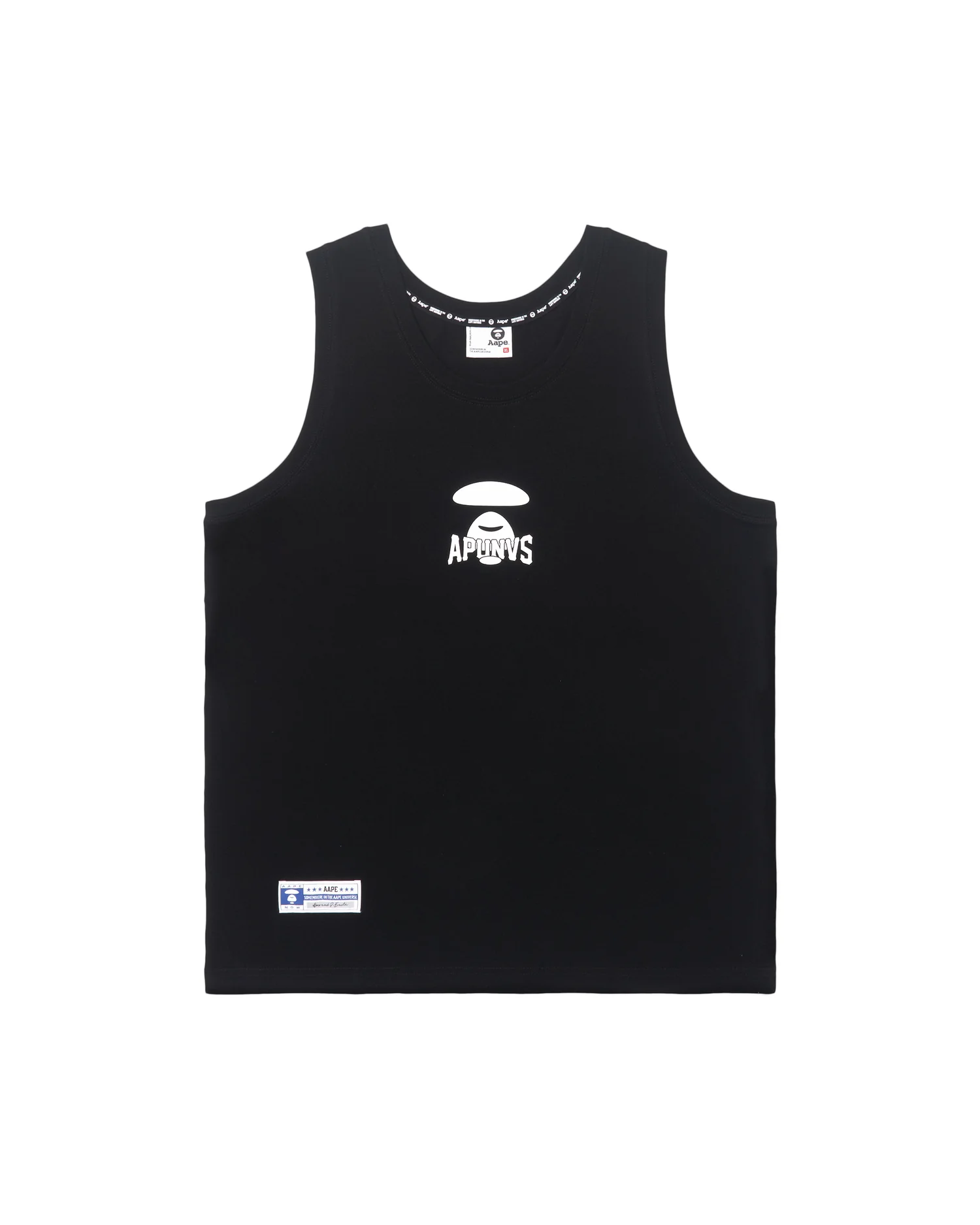 Moonface graphic tank top