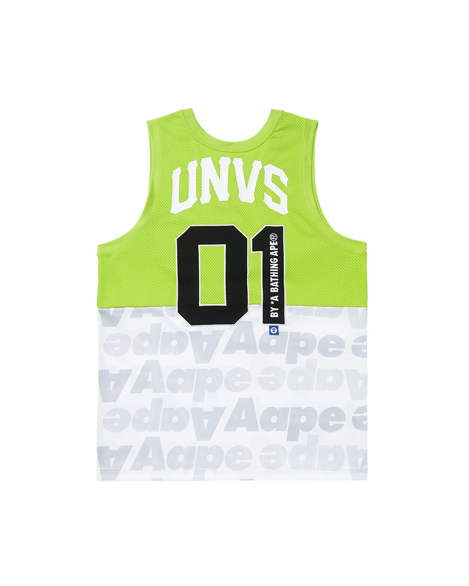 Moonface panelled mesh basketball tank top - Image 7