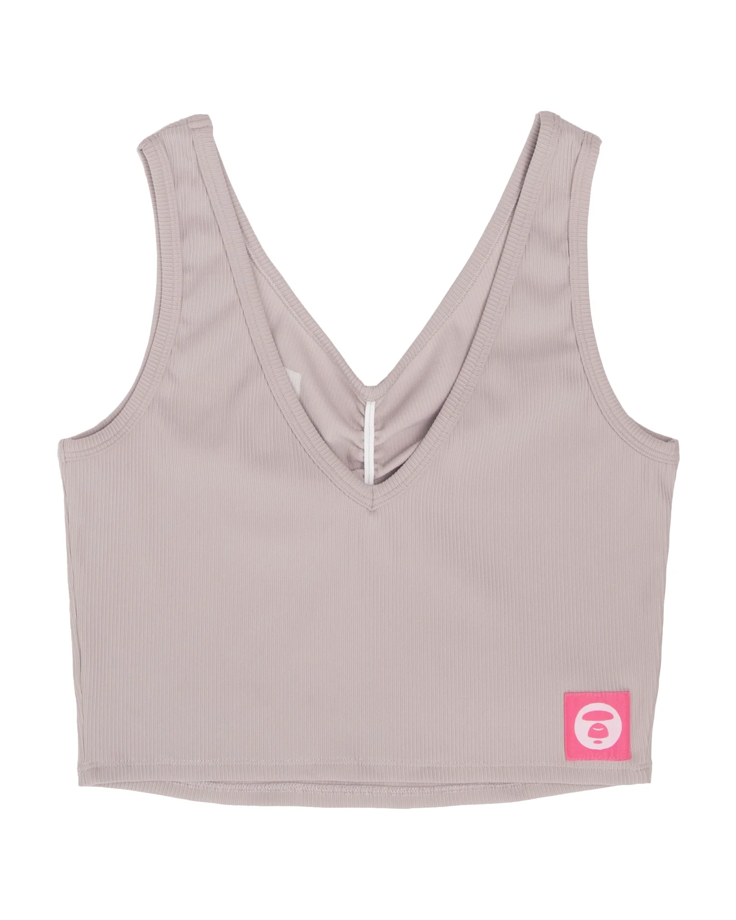Moonface embroidered cropped tank top - Image 2