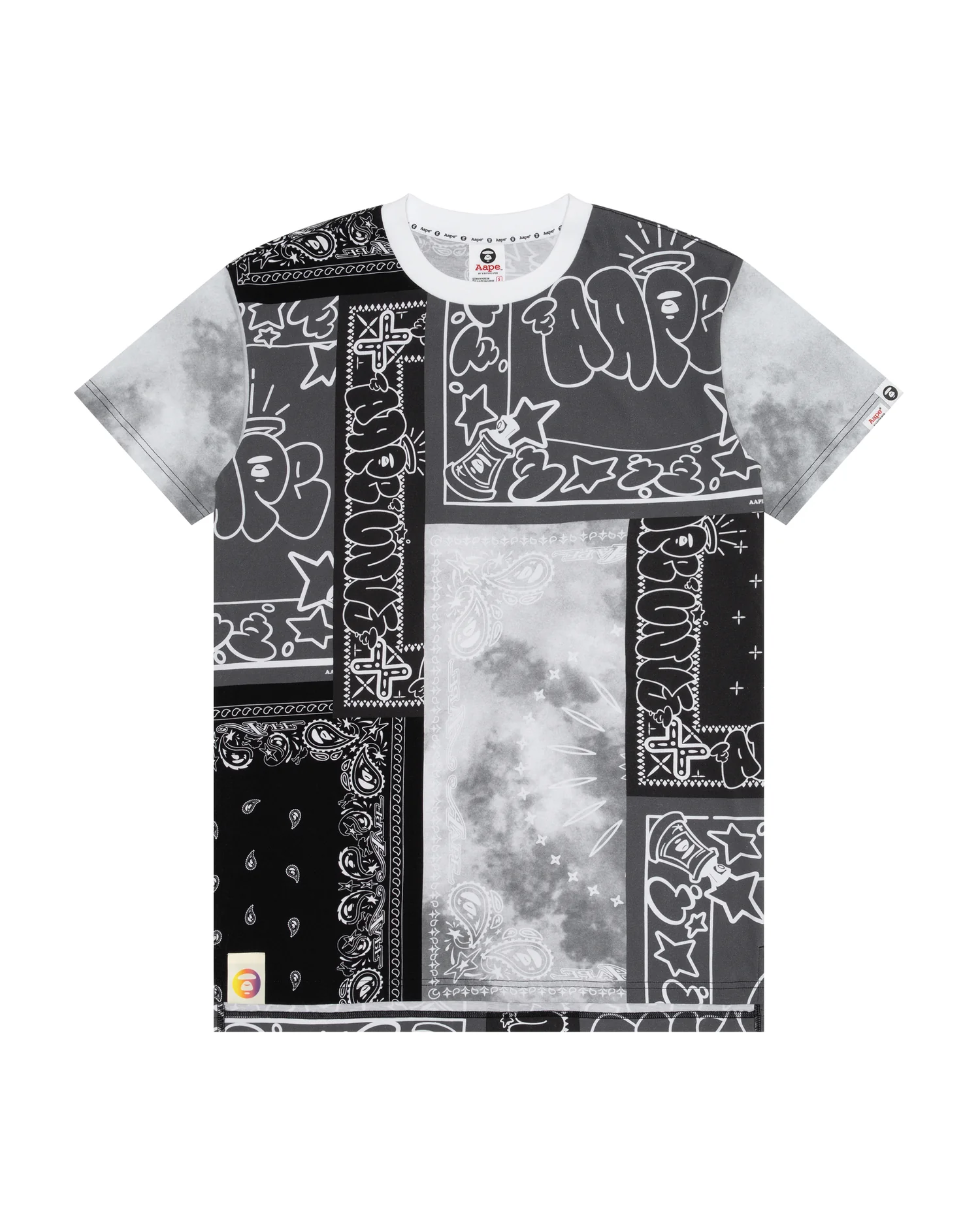 Moonface bandana printed tee