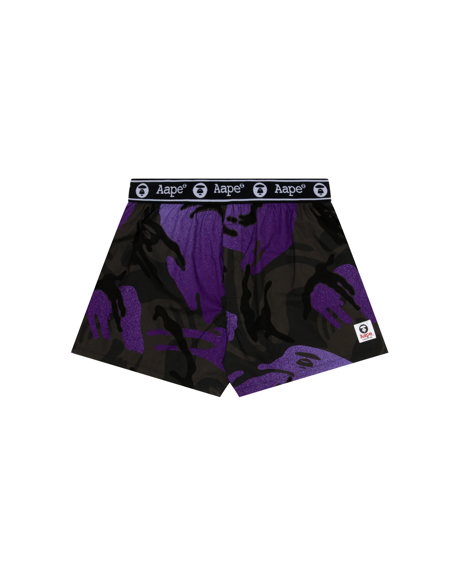 Moonface patch camo boxers
