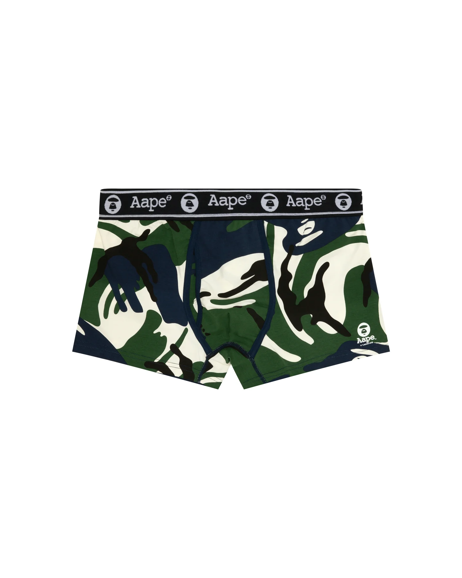 Moonface logo camo boxer briefs