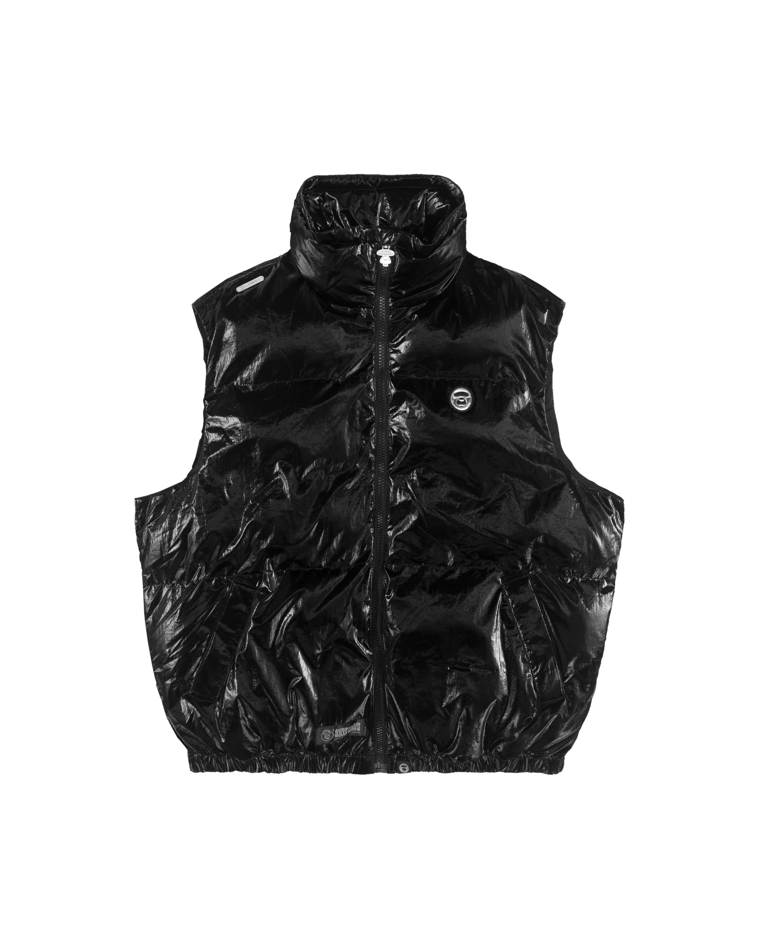 Moonface glossy puffer vest